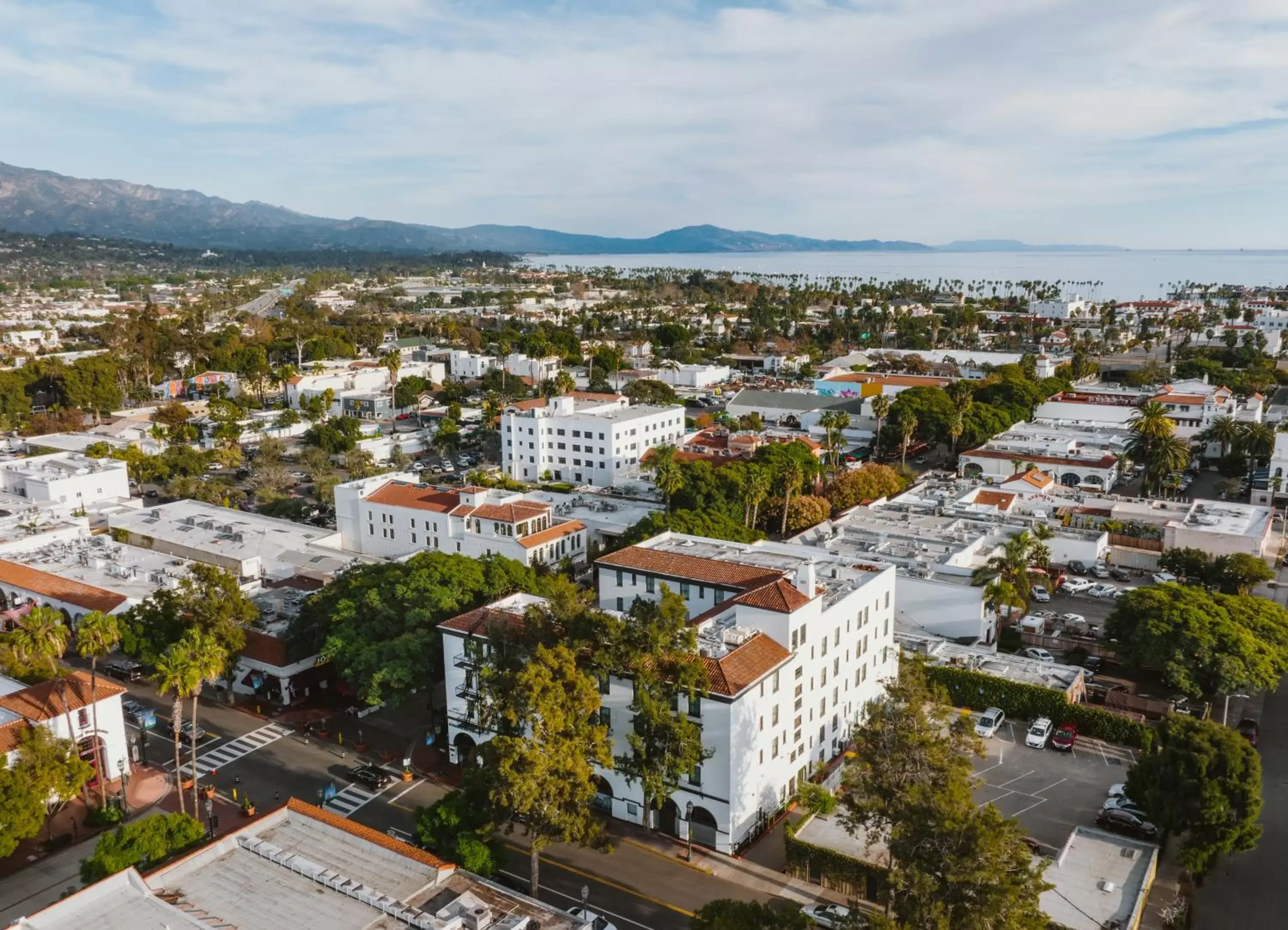 Bird's eye view, Bird's-eye View in Hotel Santa Barbara