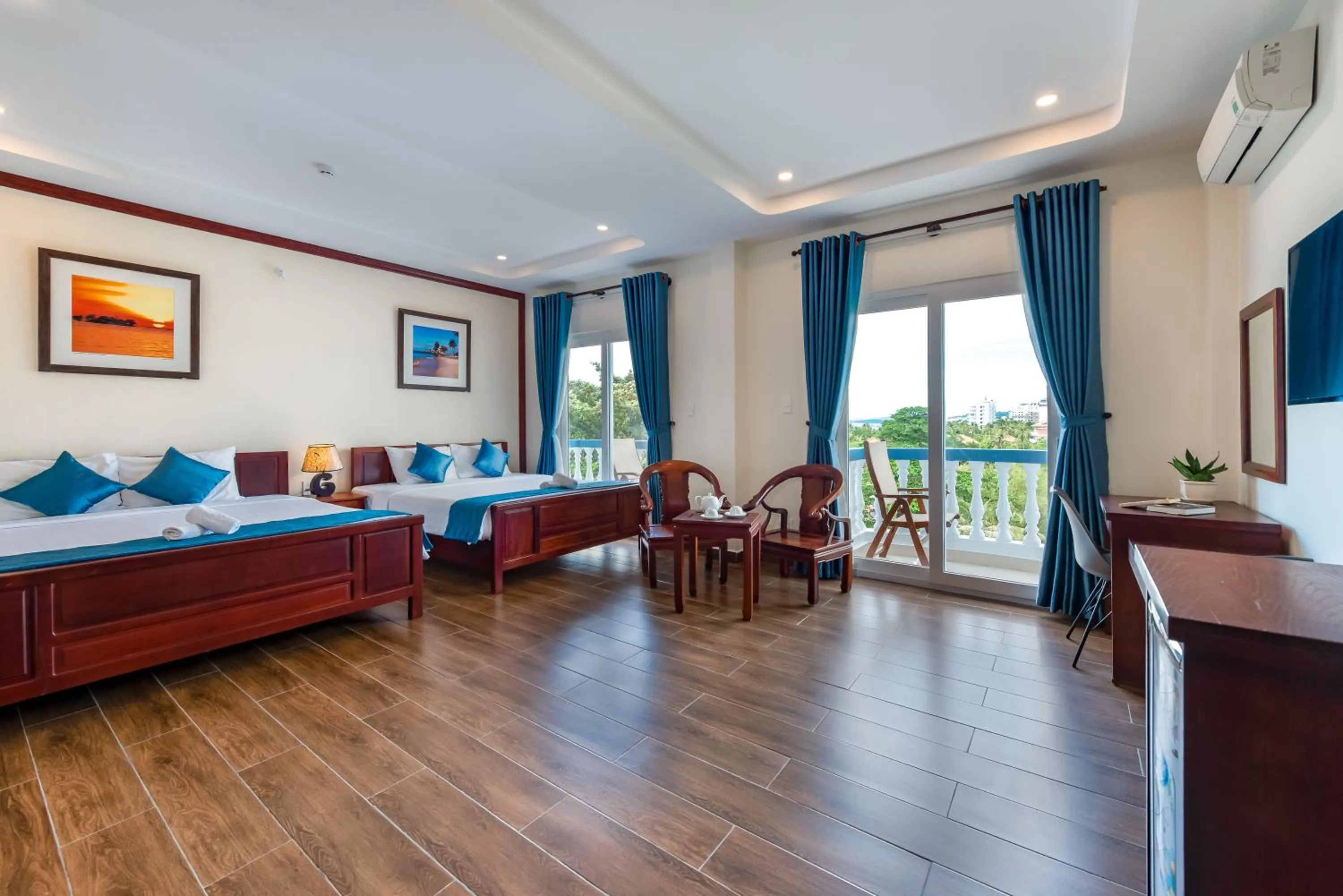 Family Room with Garden View in Brenta Phu Quoc Hotel