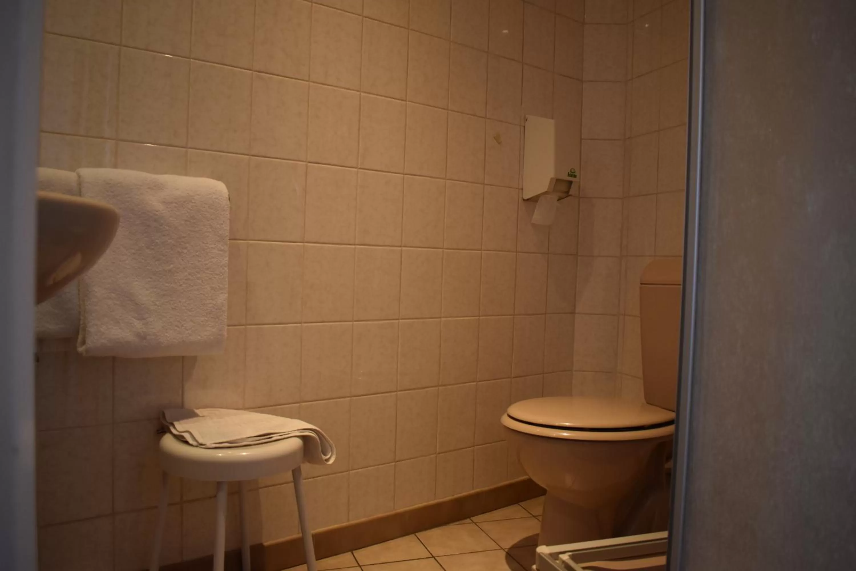 Shower in Hôtel Le Sauvage