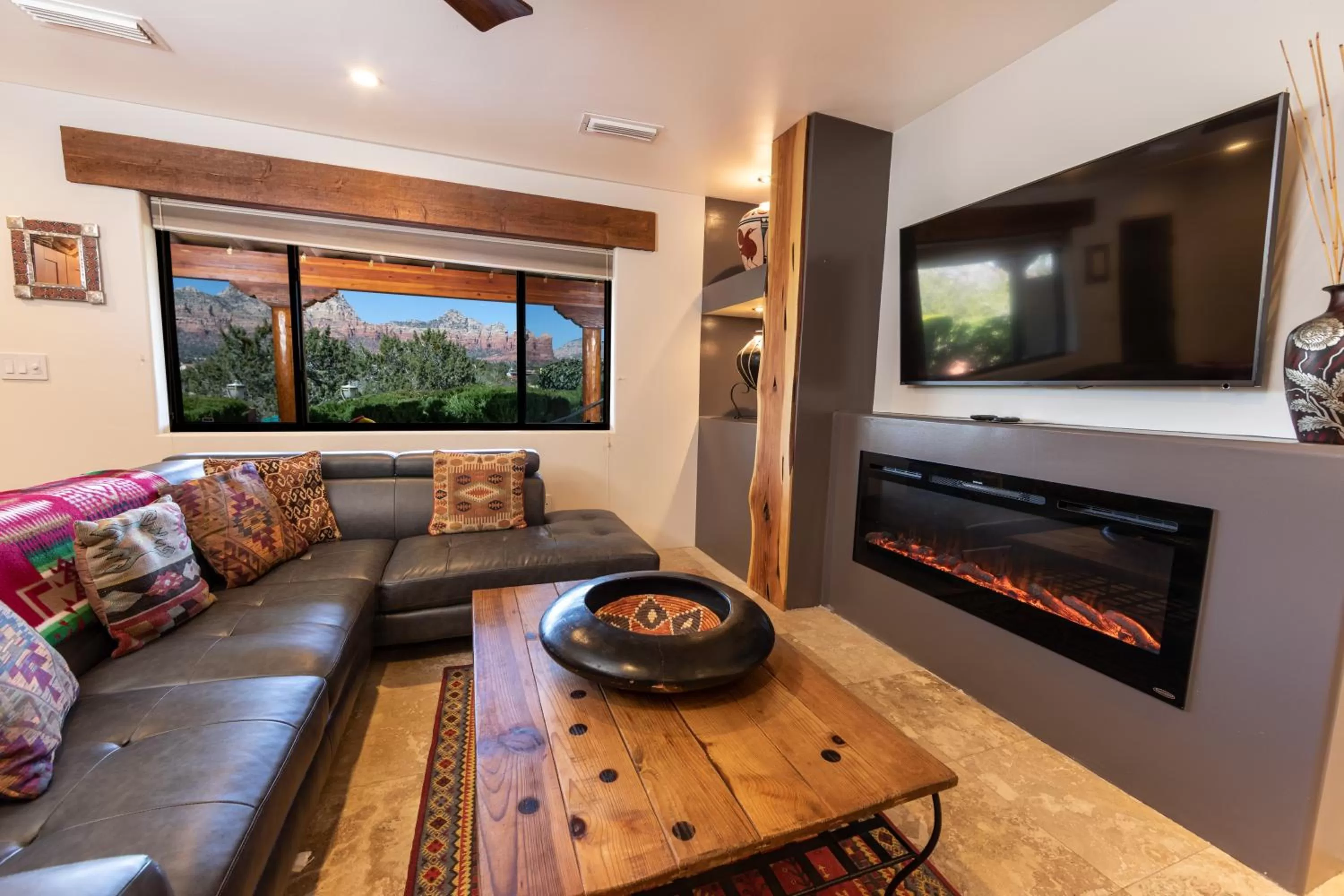 Mountain view in A Sunset Chateau