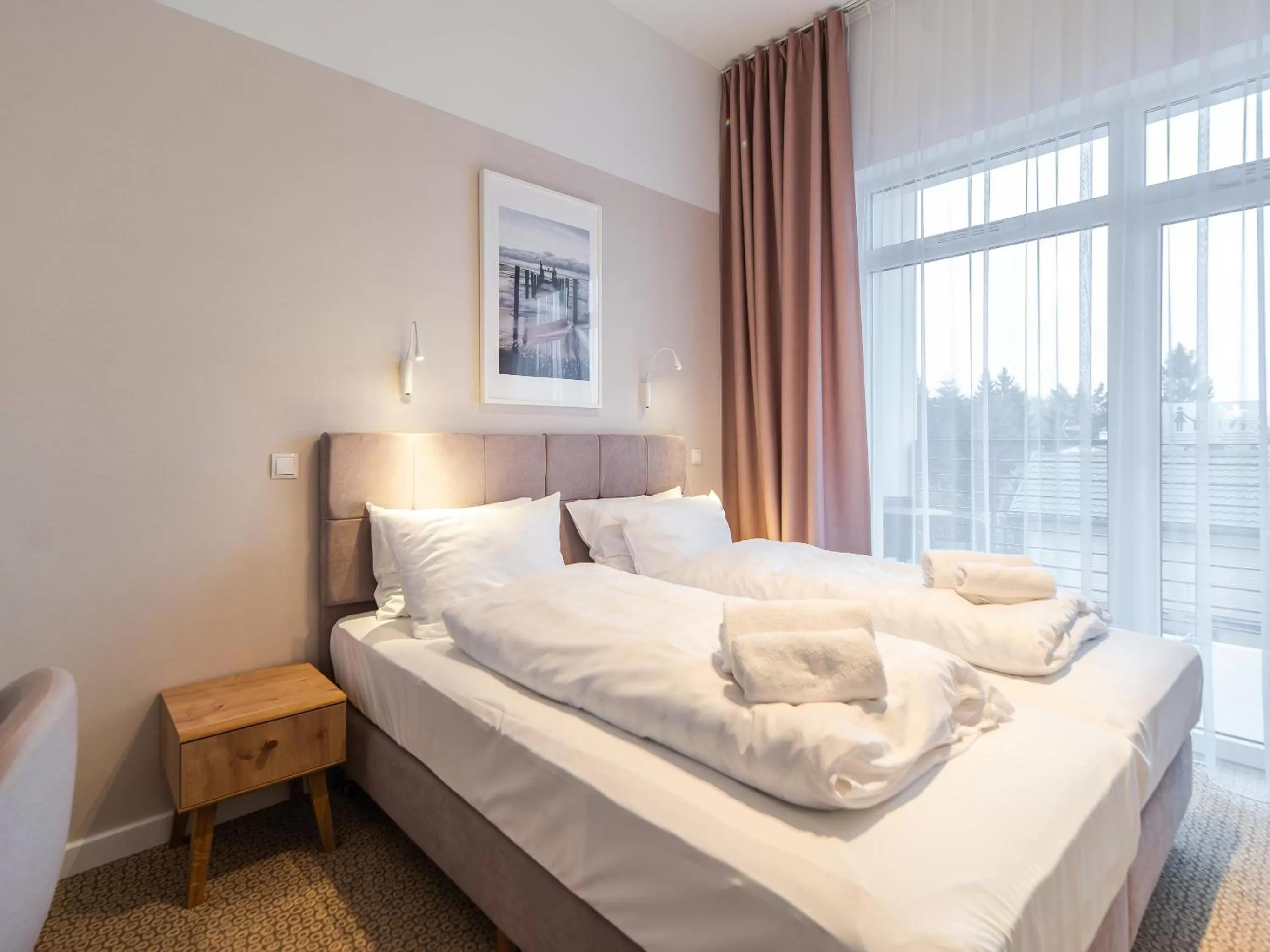 Bed in Molo Park Aparthotel