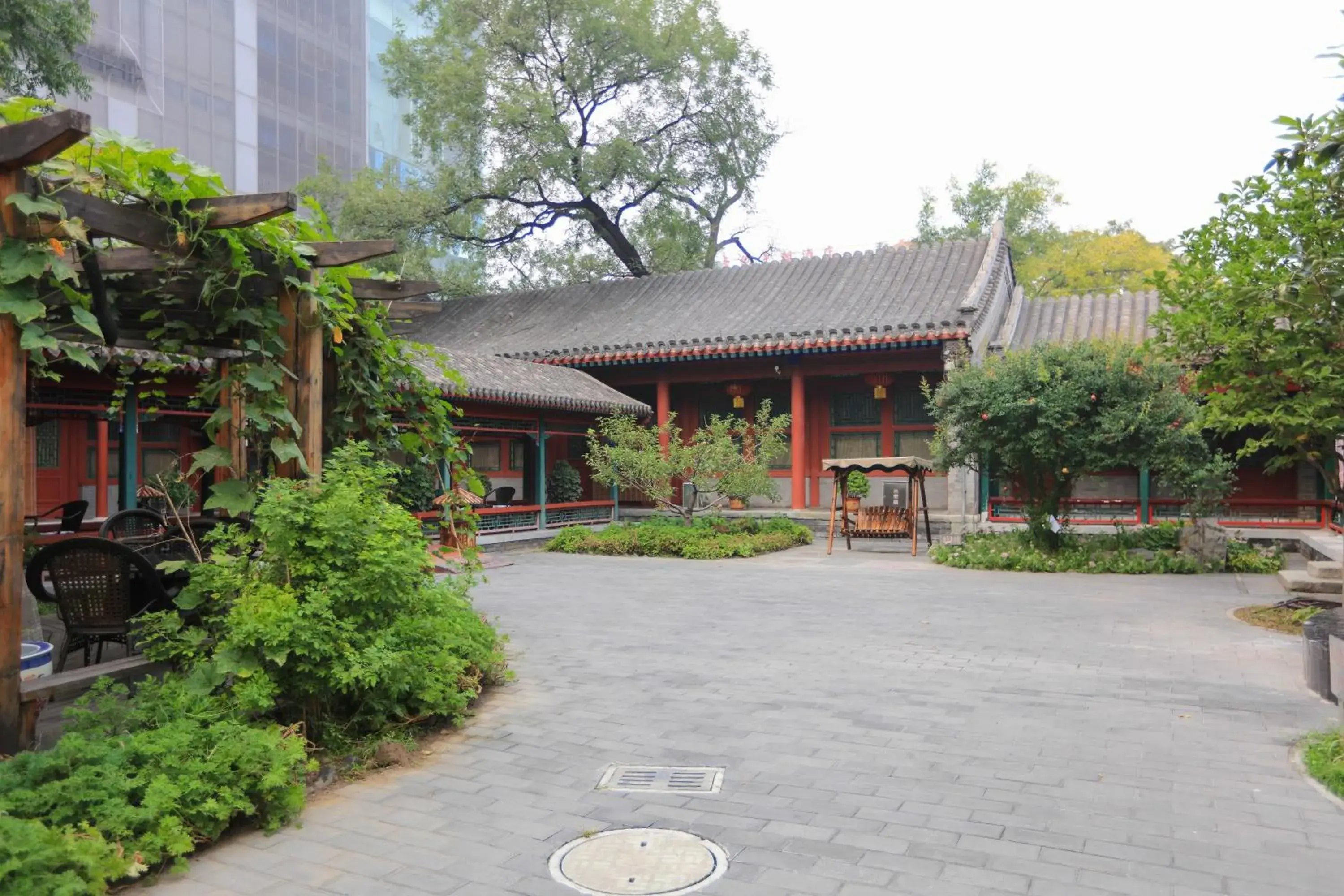 Spring, Property Building in Beijing Jingyuan Courtyard Hotel