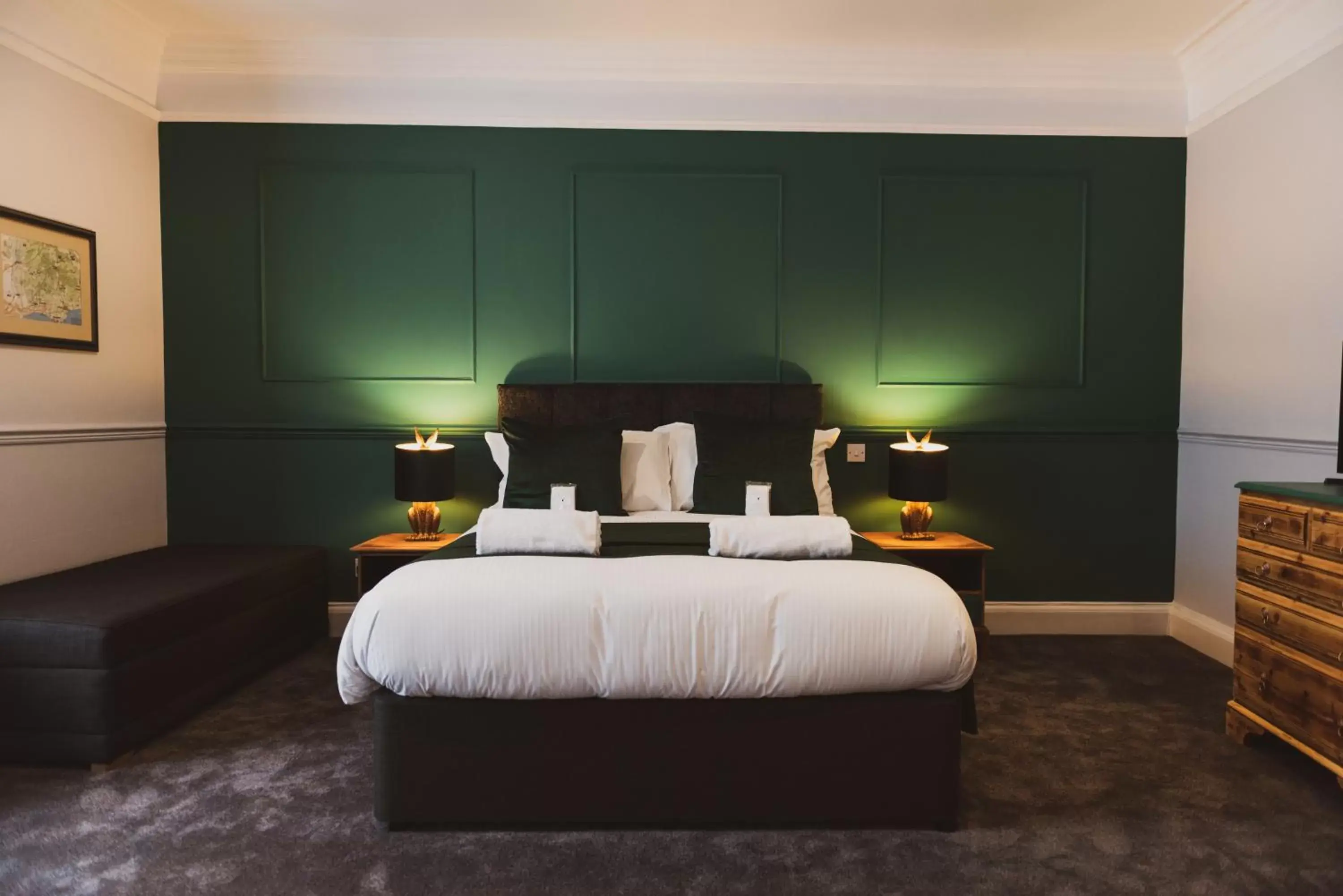 Bed in The Stag Hotel, Restaurant and Bar