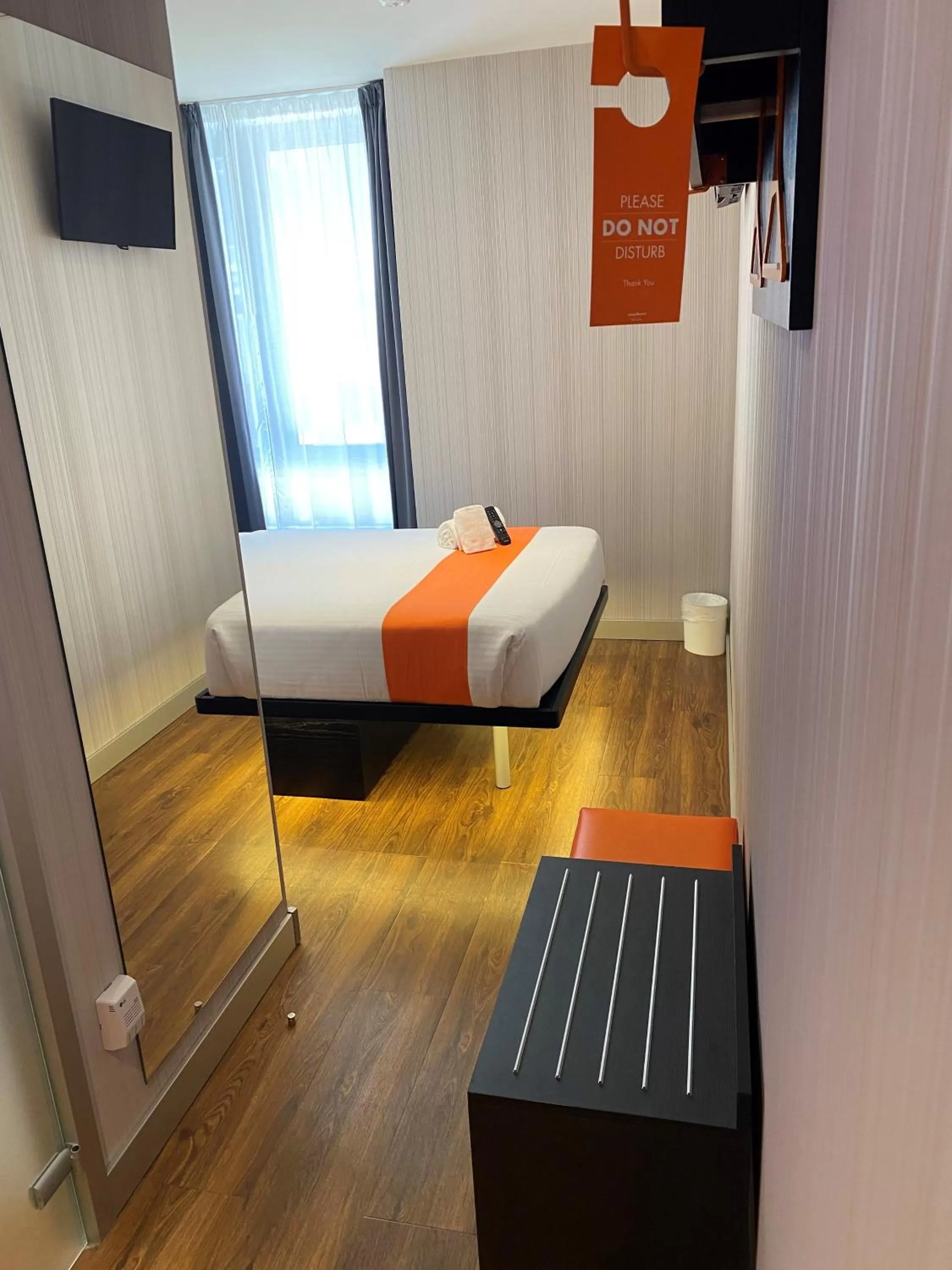 Bed in easyHotel Lisbon