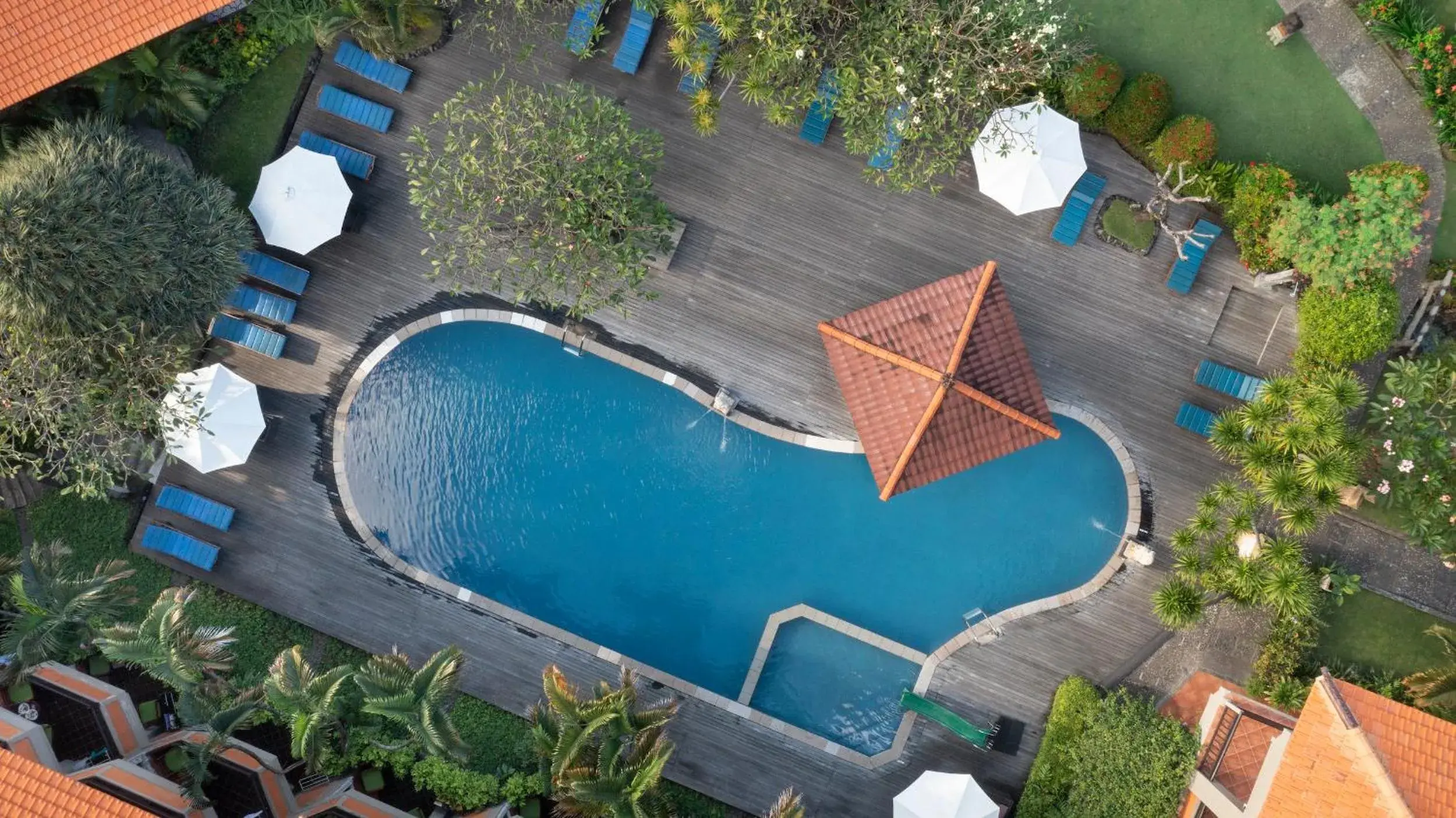 Swimming pool, Pool View in Adi Dharma Hotel Kuta