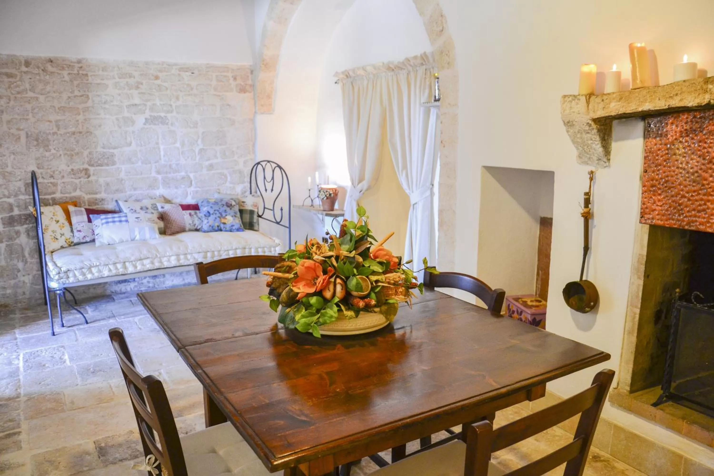 Living room in Agriturismo Masseria Alberotanza