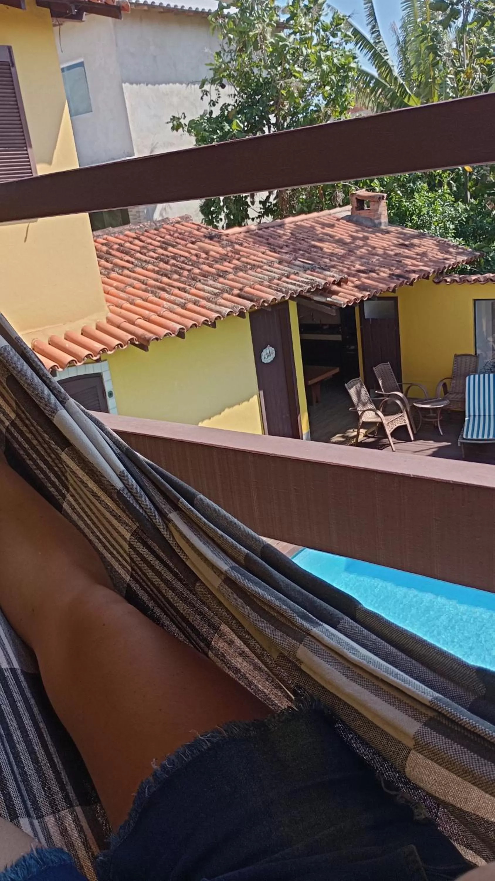 Balcony/Terrace in Hibiscos Pousada