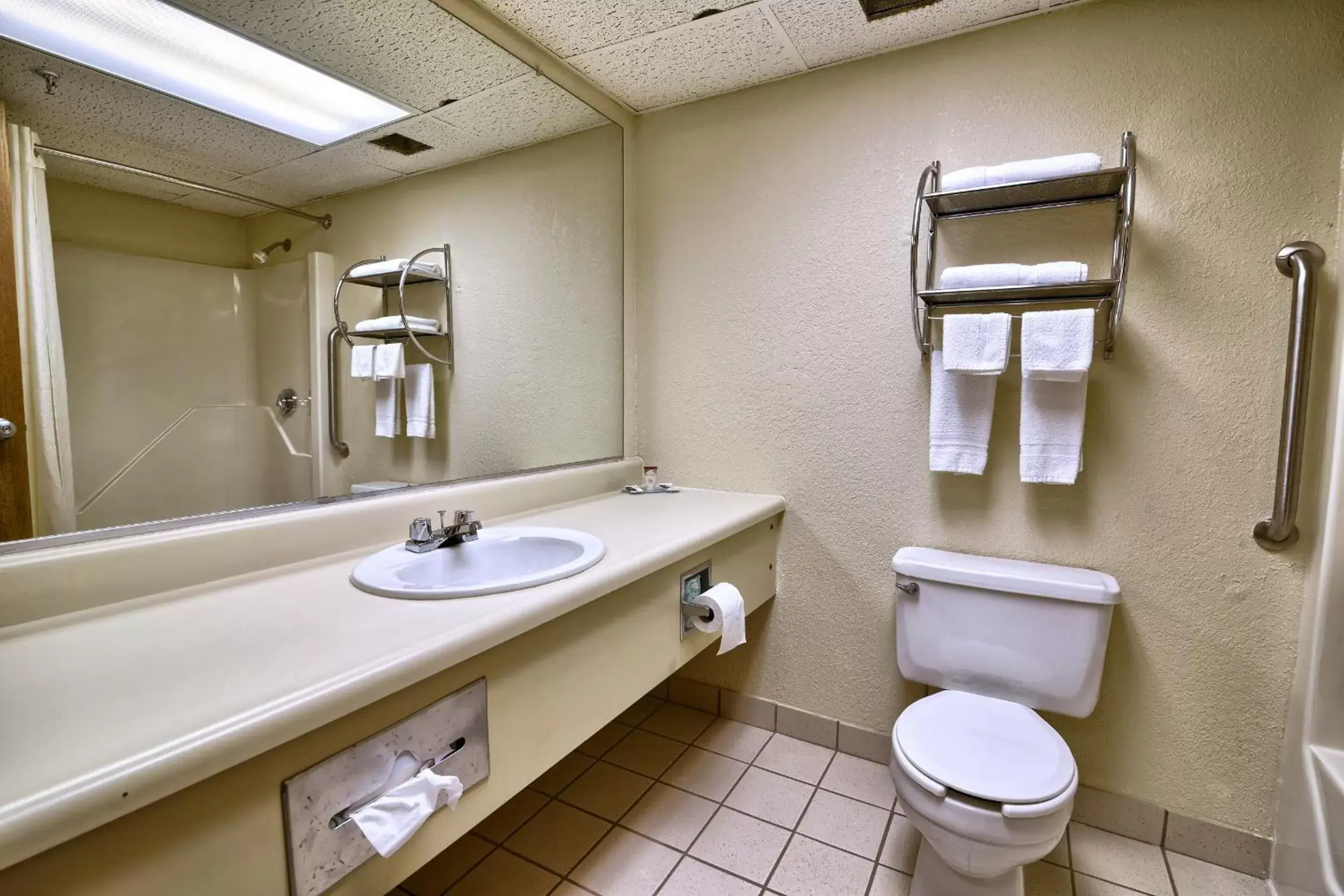 Bathroom in Katahdin Inn & Suites