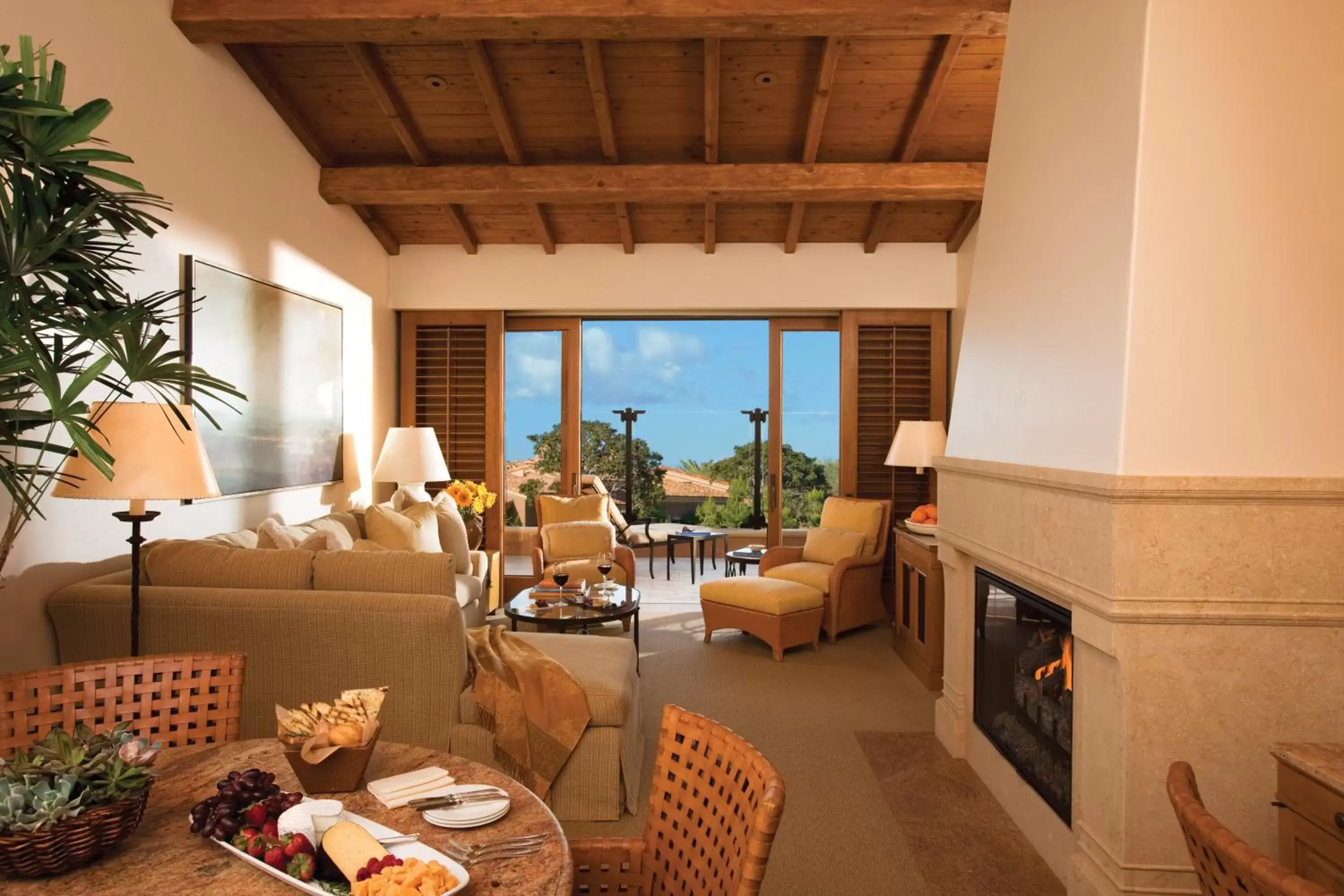 Living room in Resort at Pelican Hill