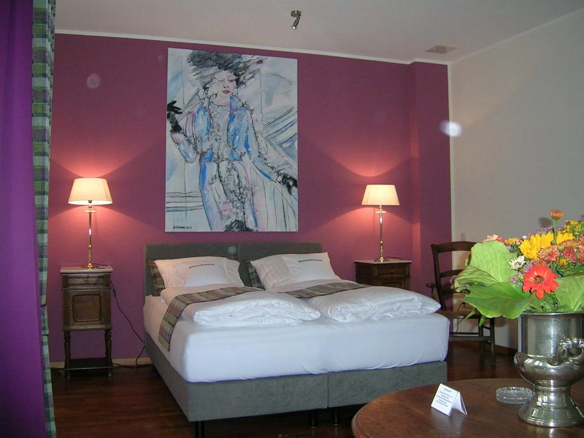 Photo of the whole room, Bed in Hotel & Café KleinerGrünauer