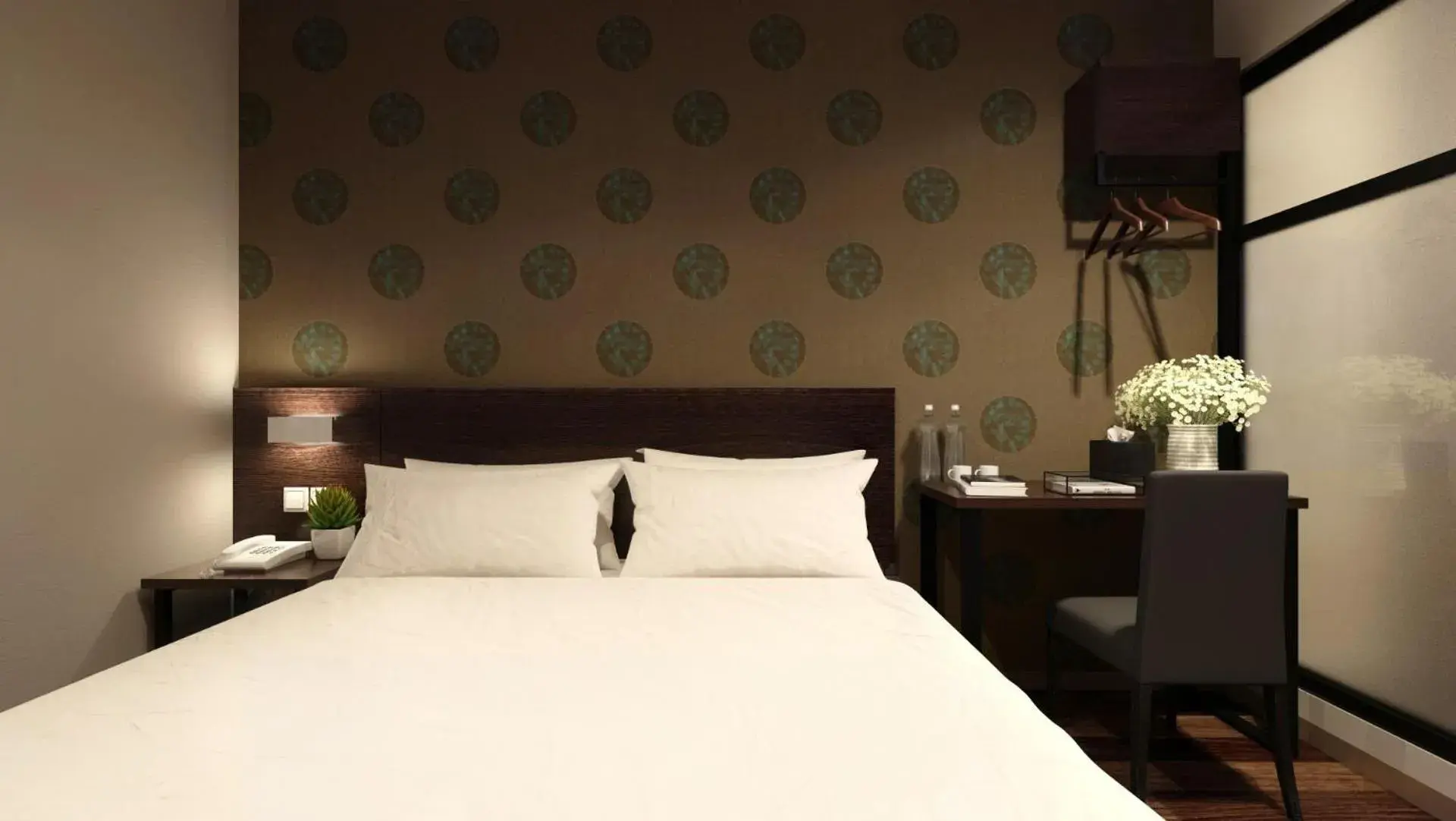 Bed in The Square Hotel Bed in The Square Hotel