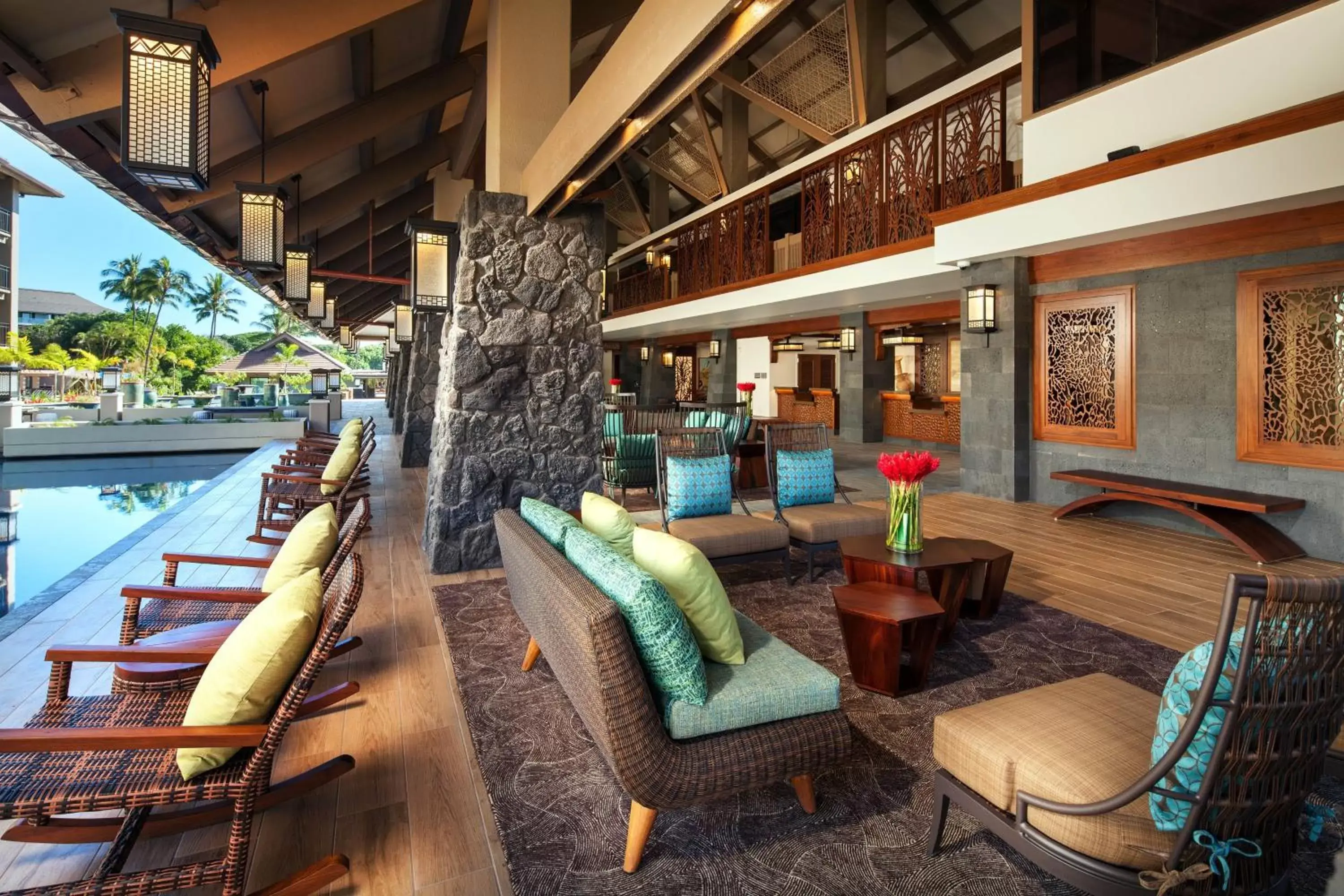 Lobby or reception in Sheraton Kauai Resort Villas