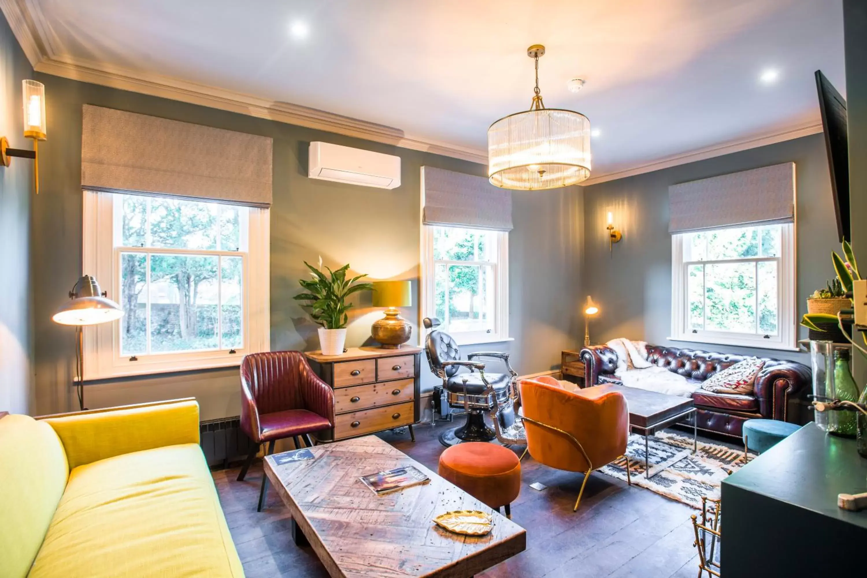 Seating Area in The Lodge Duxford