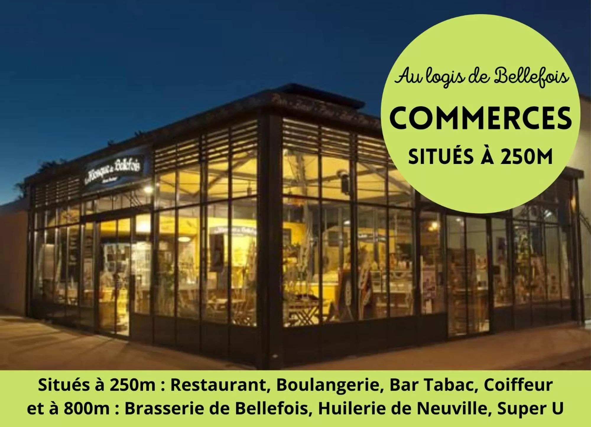 Street view in AU LOGIS DE BELLEFOIS - Chambres d'hôtes