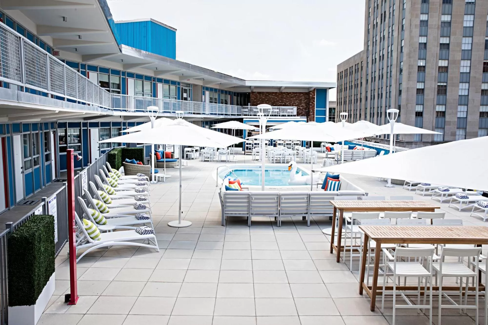 Pool view in Unscripted Durham, Part of JDV by Hyatt