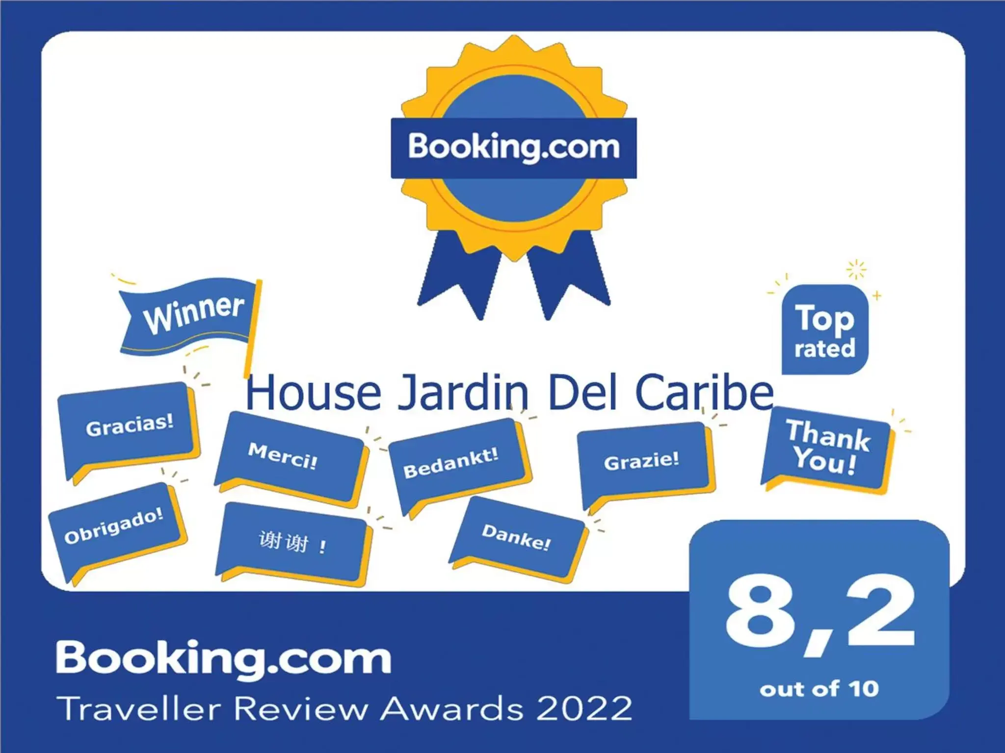 Certificate/Award in House Jardin Del Caribe