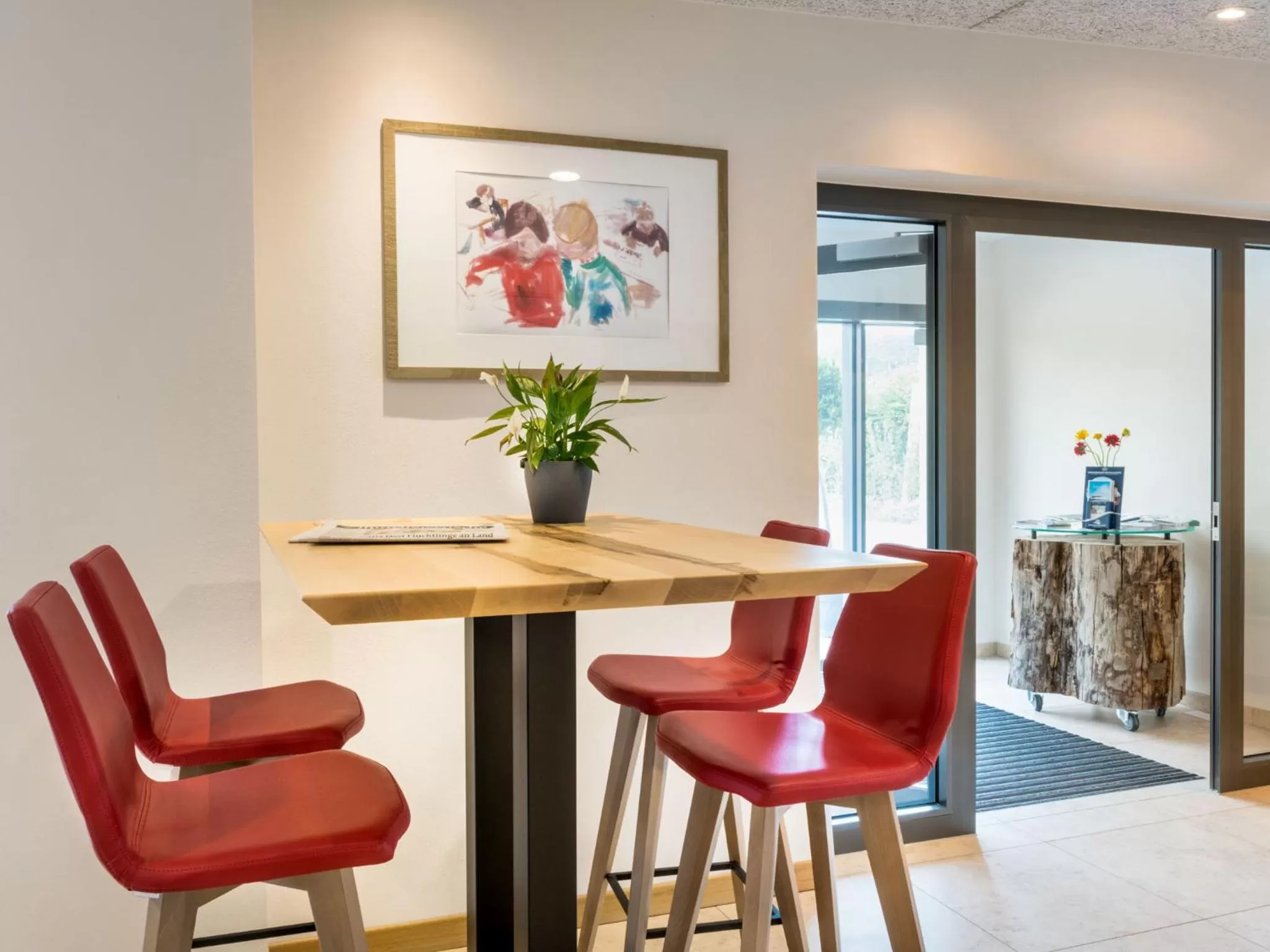 Lobby or reception in Walhalla Hotel Regensburg Hoeferer 4 Sterne Superior