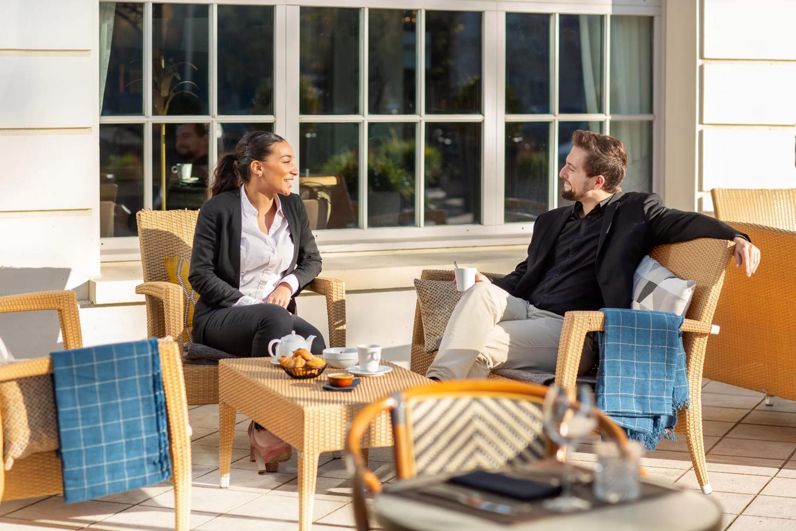 People in Mercure Rambouillet Relays Du Château