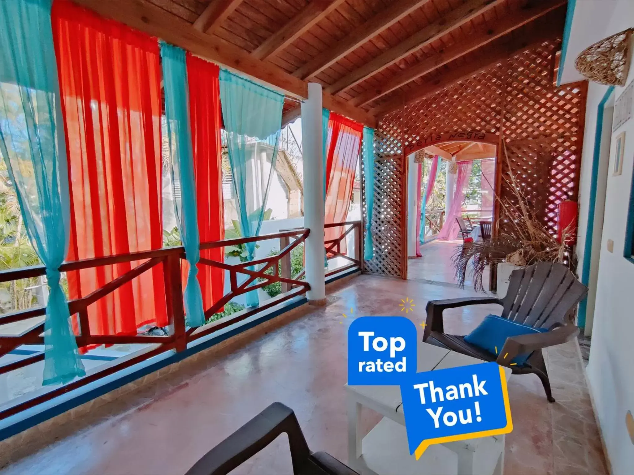 Balcony/Terrace in House Jardin Del Caribe