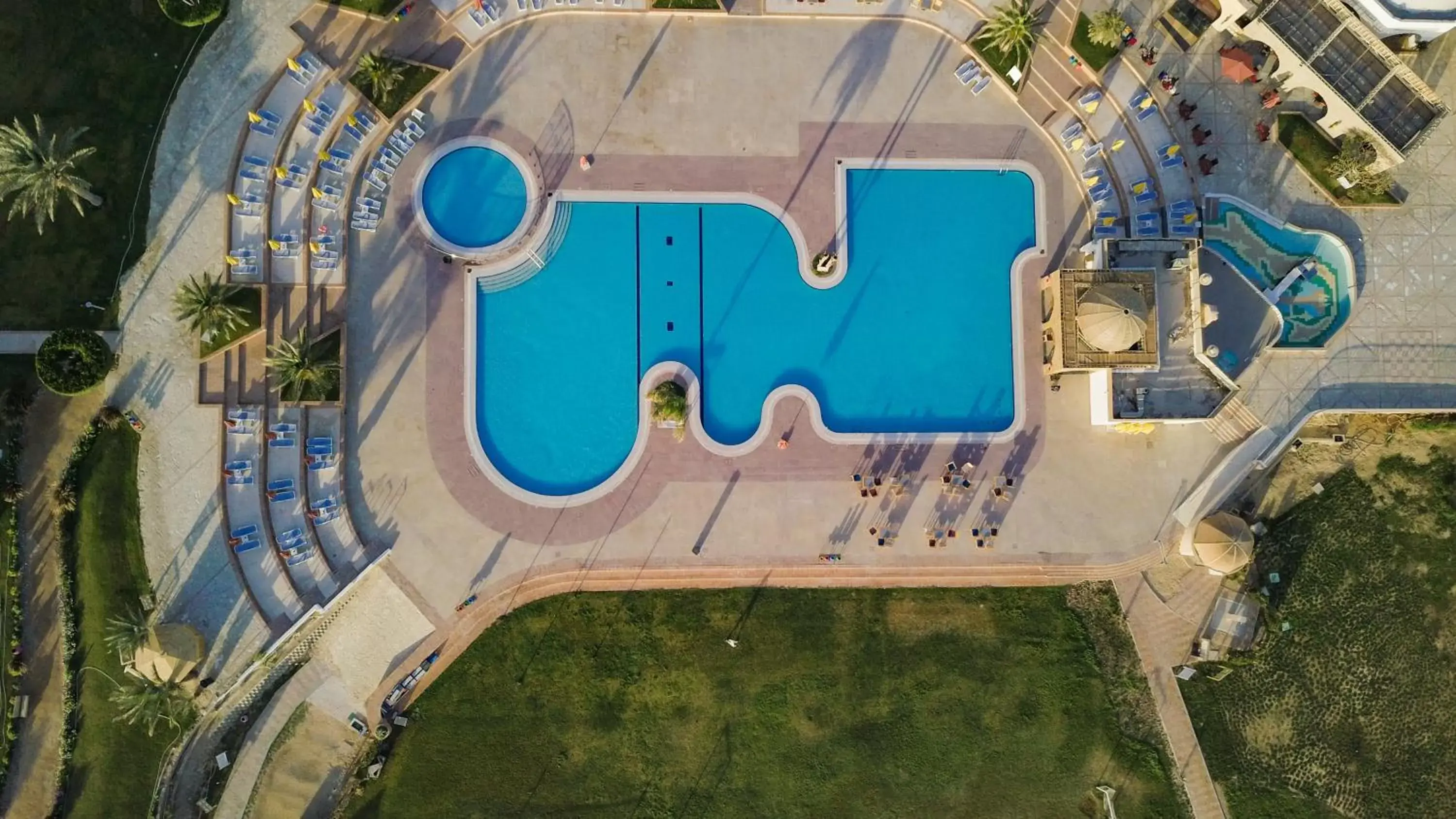 Pool view, Bird's-eye View in Mercure Hurghada Hotel