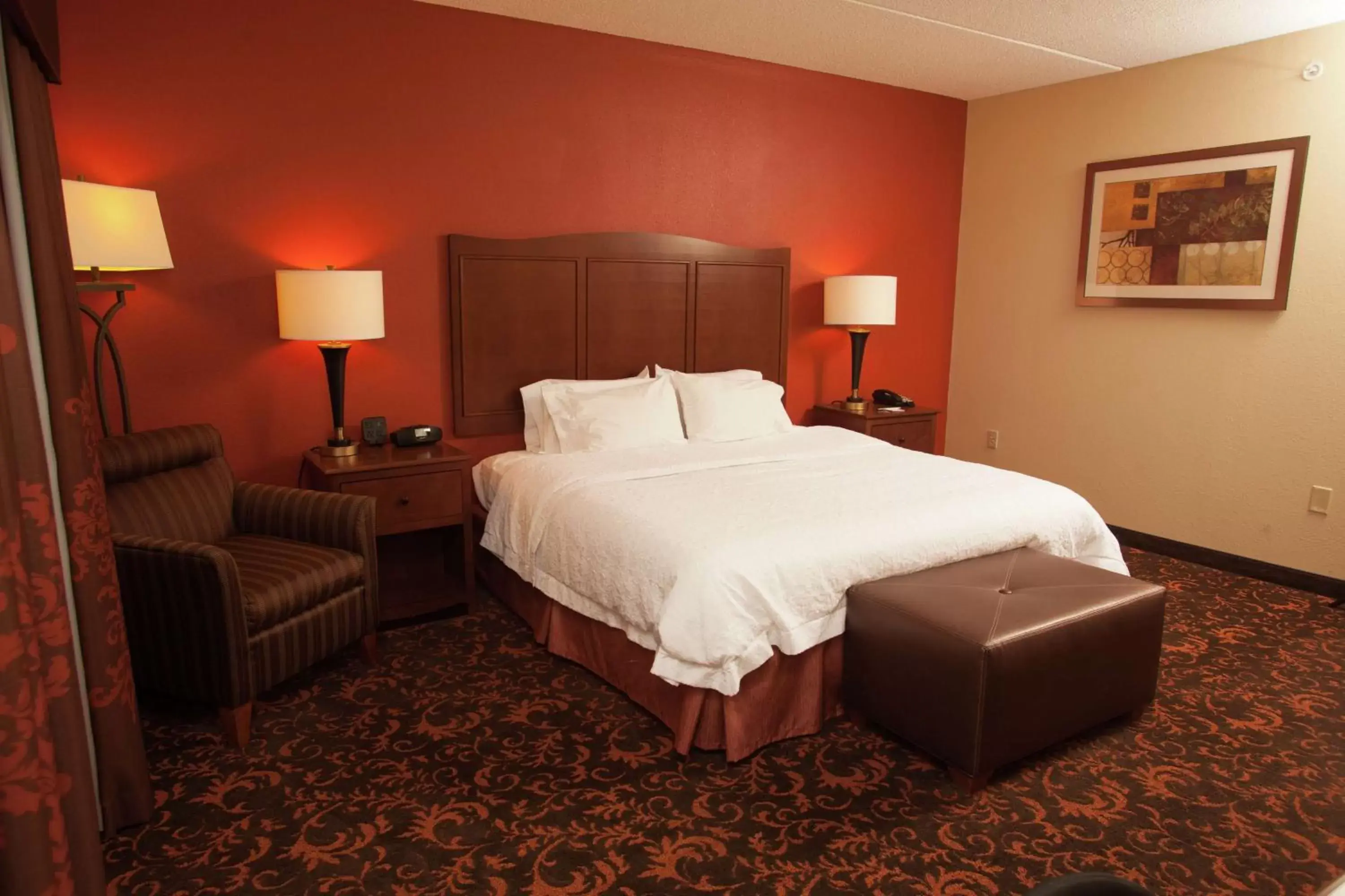 Bed in Hampton Inn Elmira/Horseheads