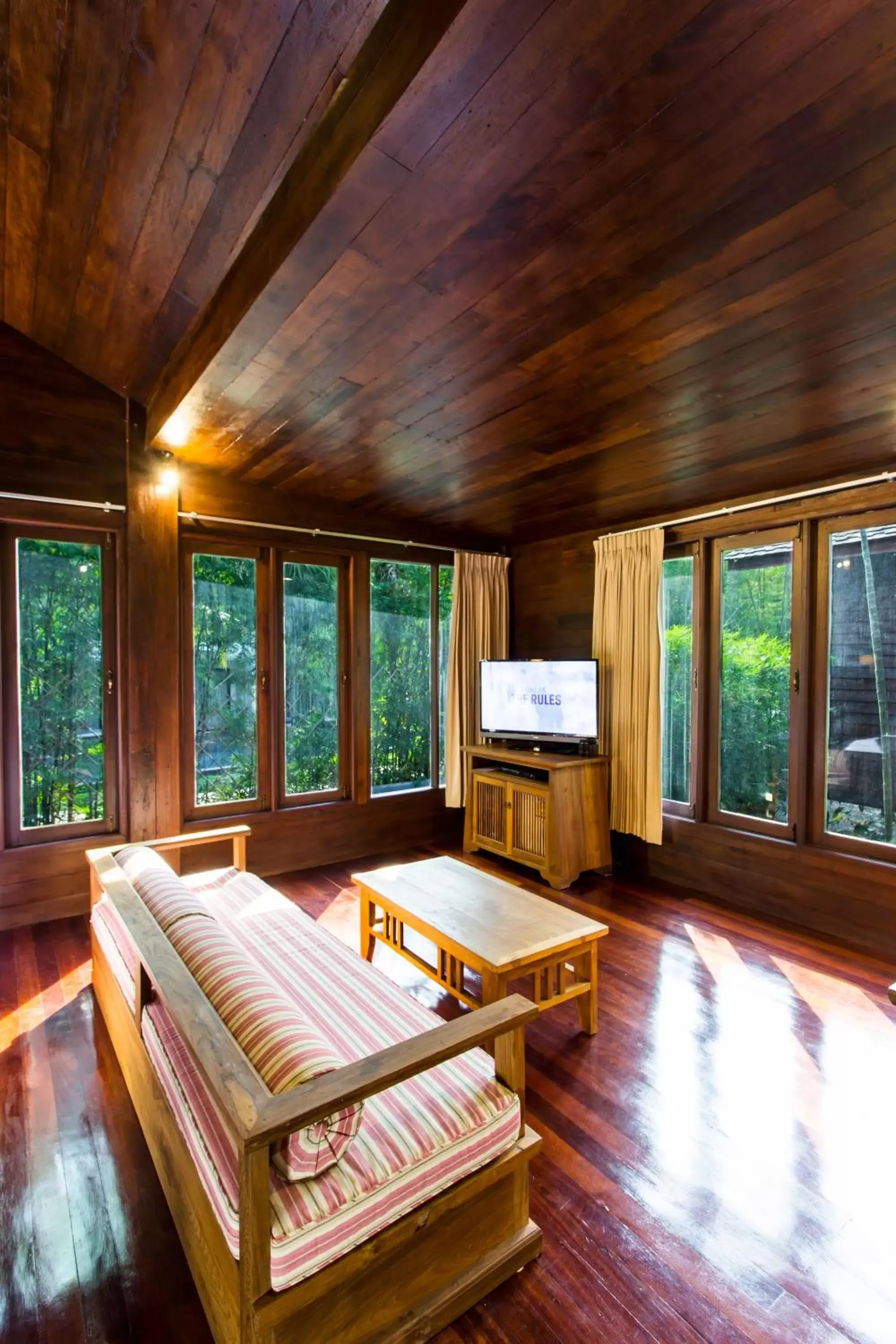 TV and multimedia, Seating Area in GajaPuri Resort Koh Chang