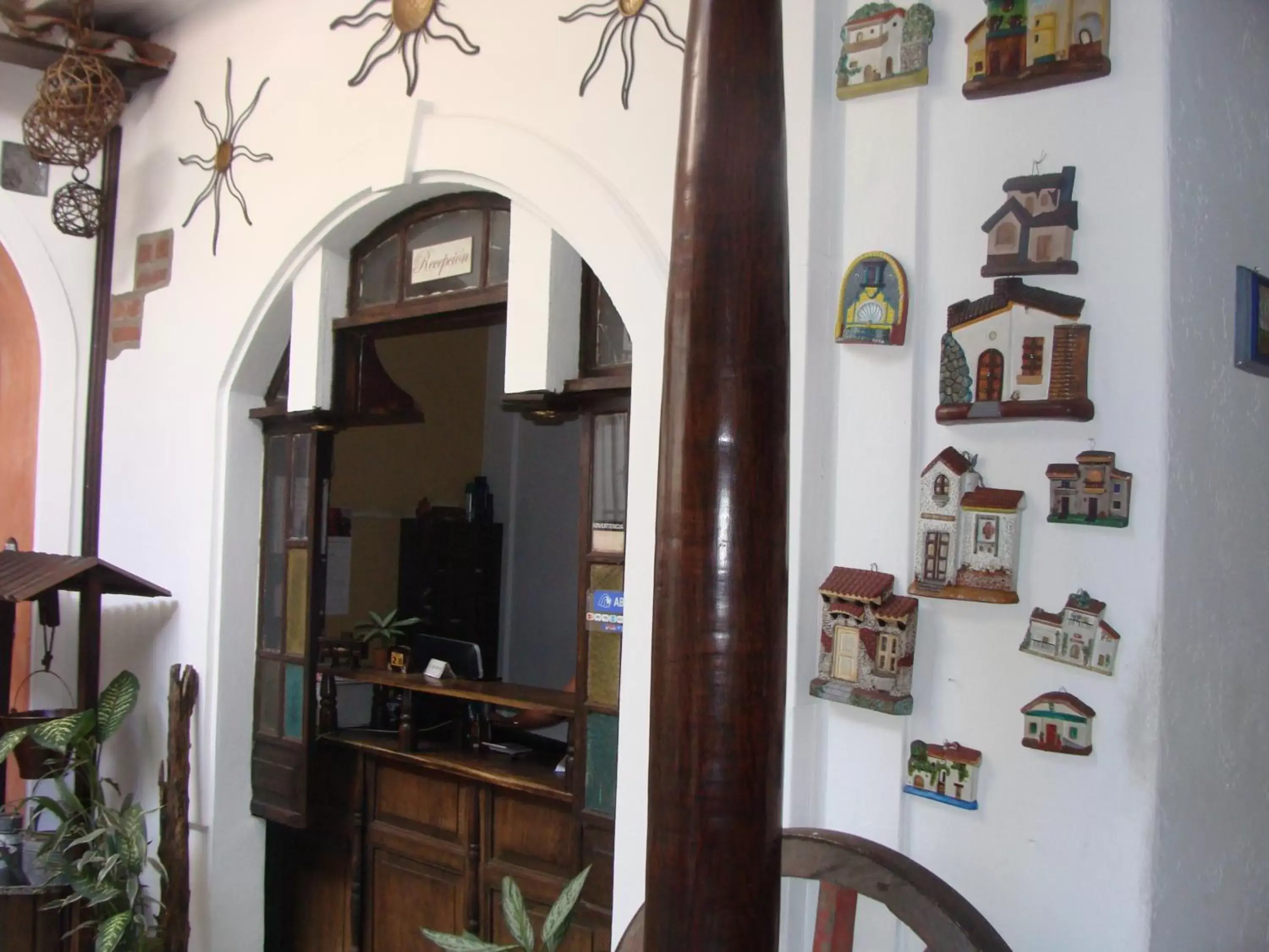 Lobby or reception, TV/Entertainment Center in Hotel Villa Florencia Centro Histórico