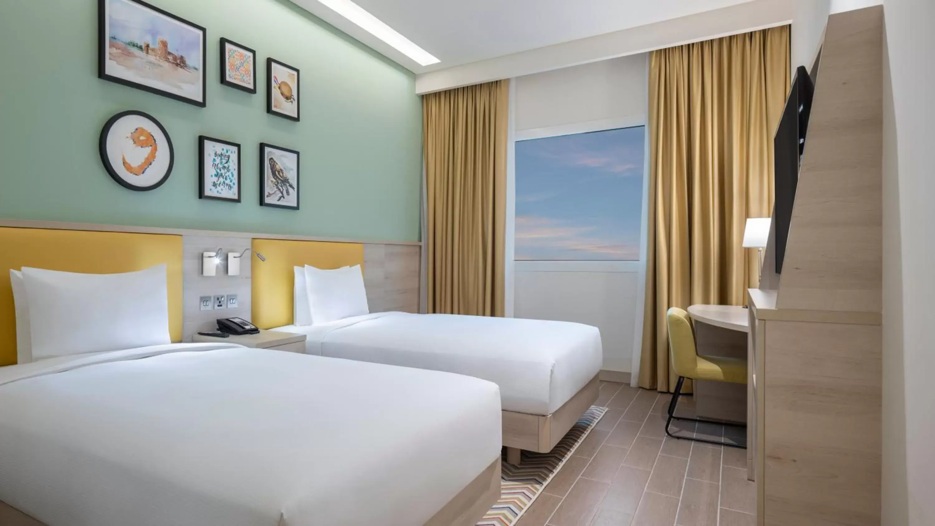 Bedroom, Bed in Hampton By Hilton Doha Old Town