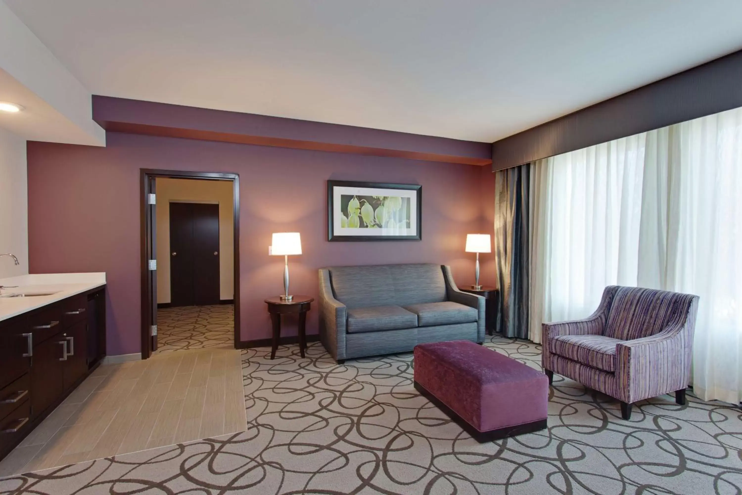 Living room, Seating Area in Hilton Garden Inn Irvine/Orange County Airport