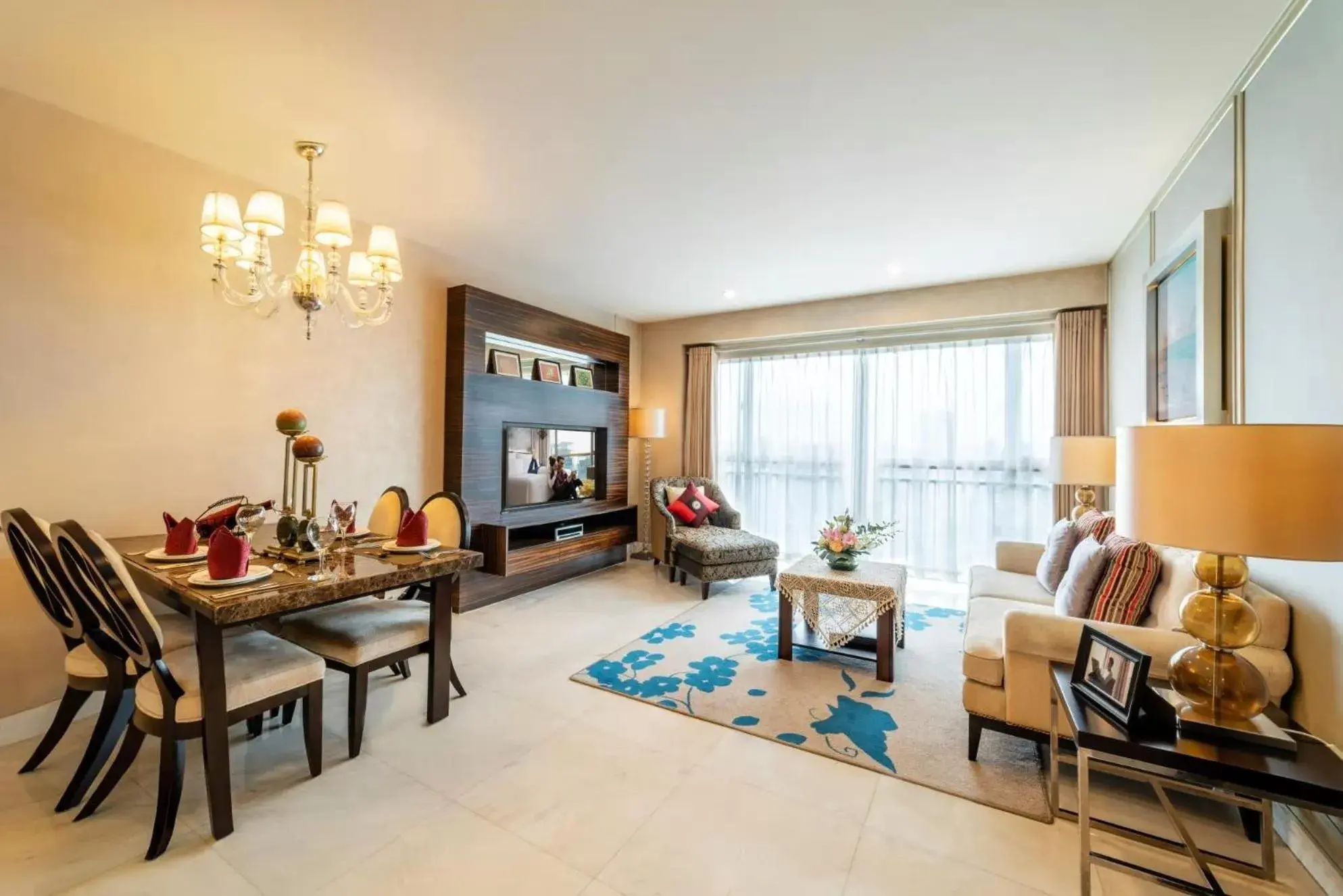 Living room in Ascott Guangzhou