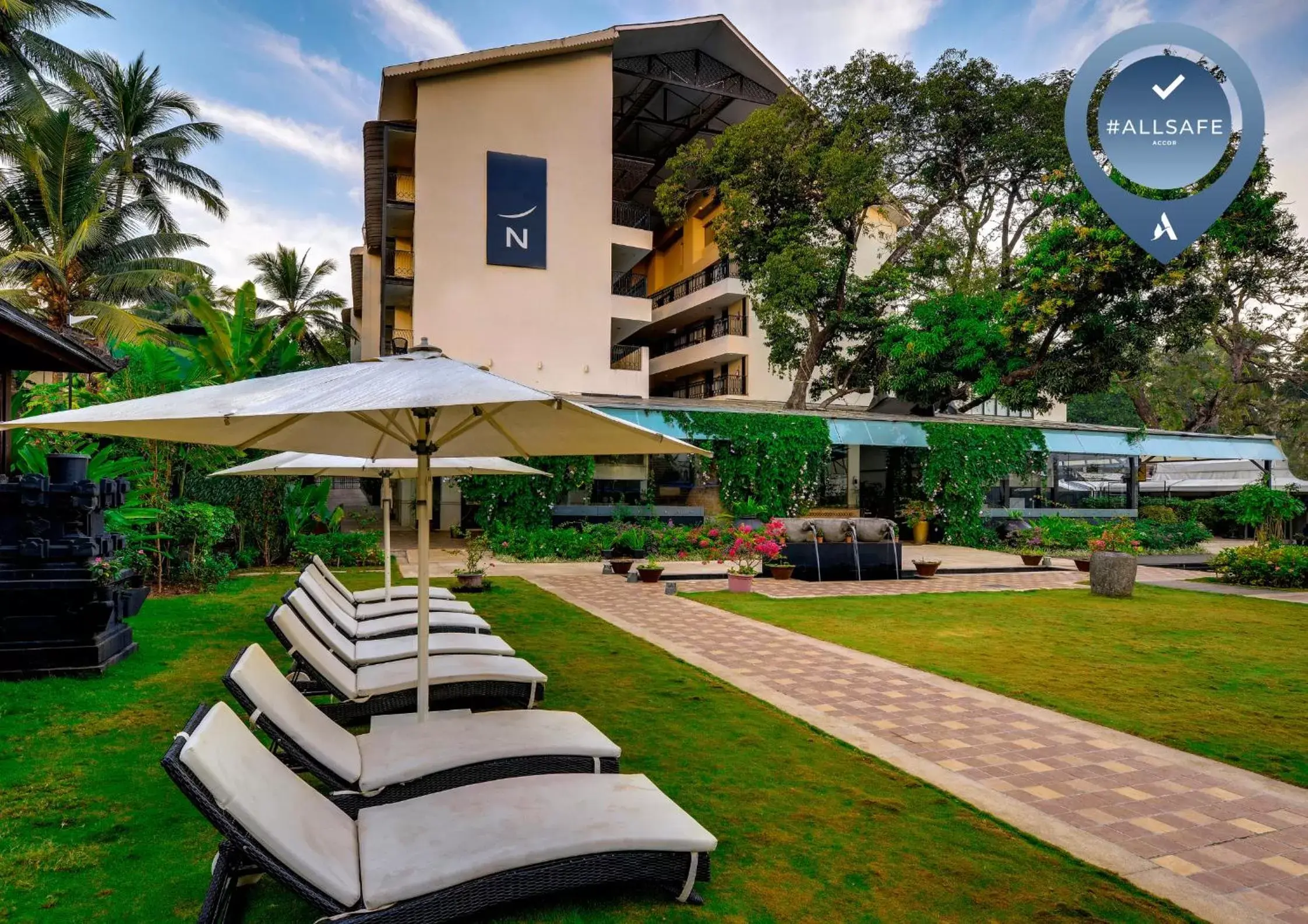 Facade/entrance, Property Building in Novotel Goa Resort & Spa