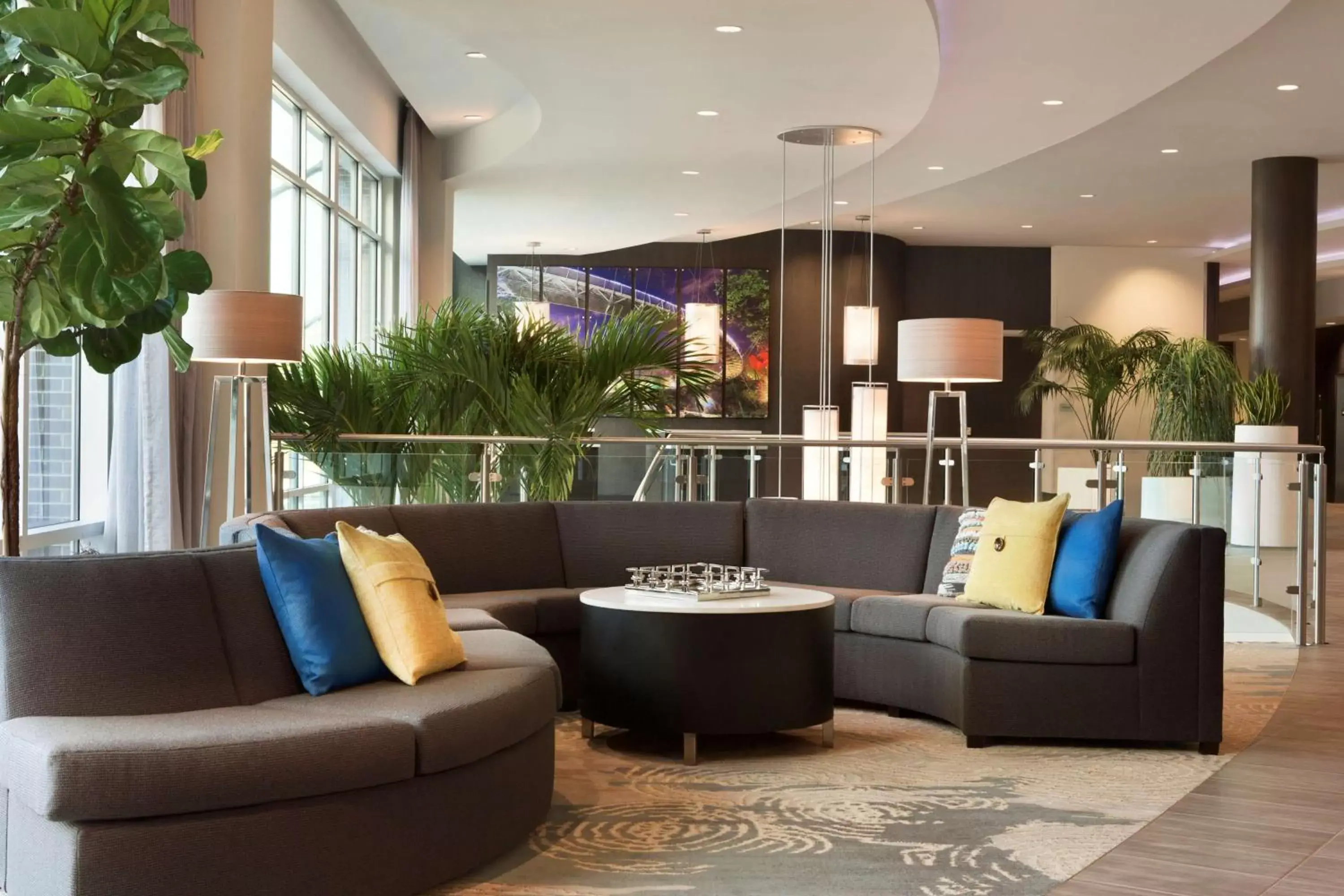 Lobby or reception, Lobby/Reception in Embassy Suites by Hilton Greenville Downtown Riverplace