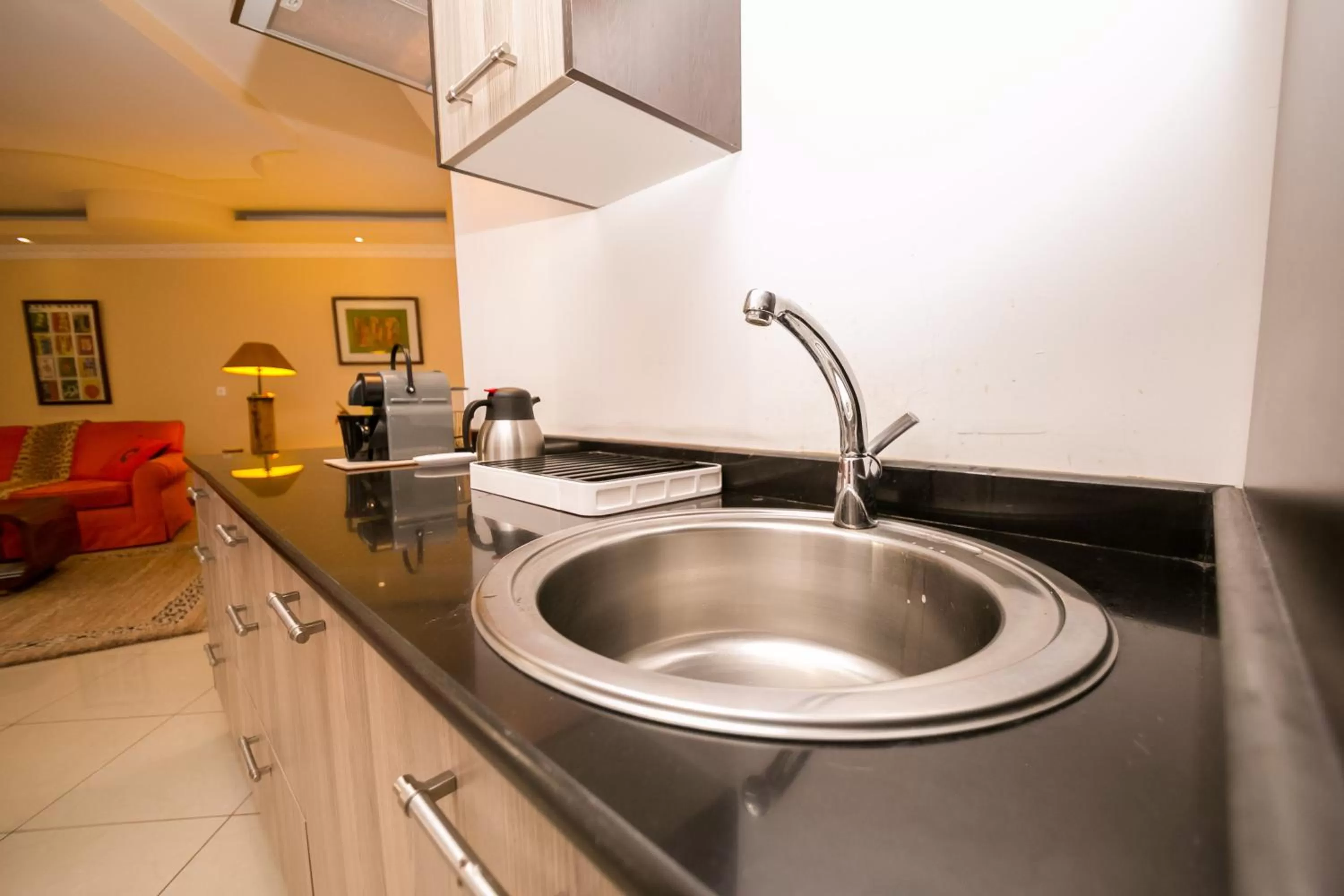 Kitchen or kitchenette in Hotel Rudi