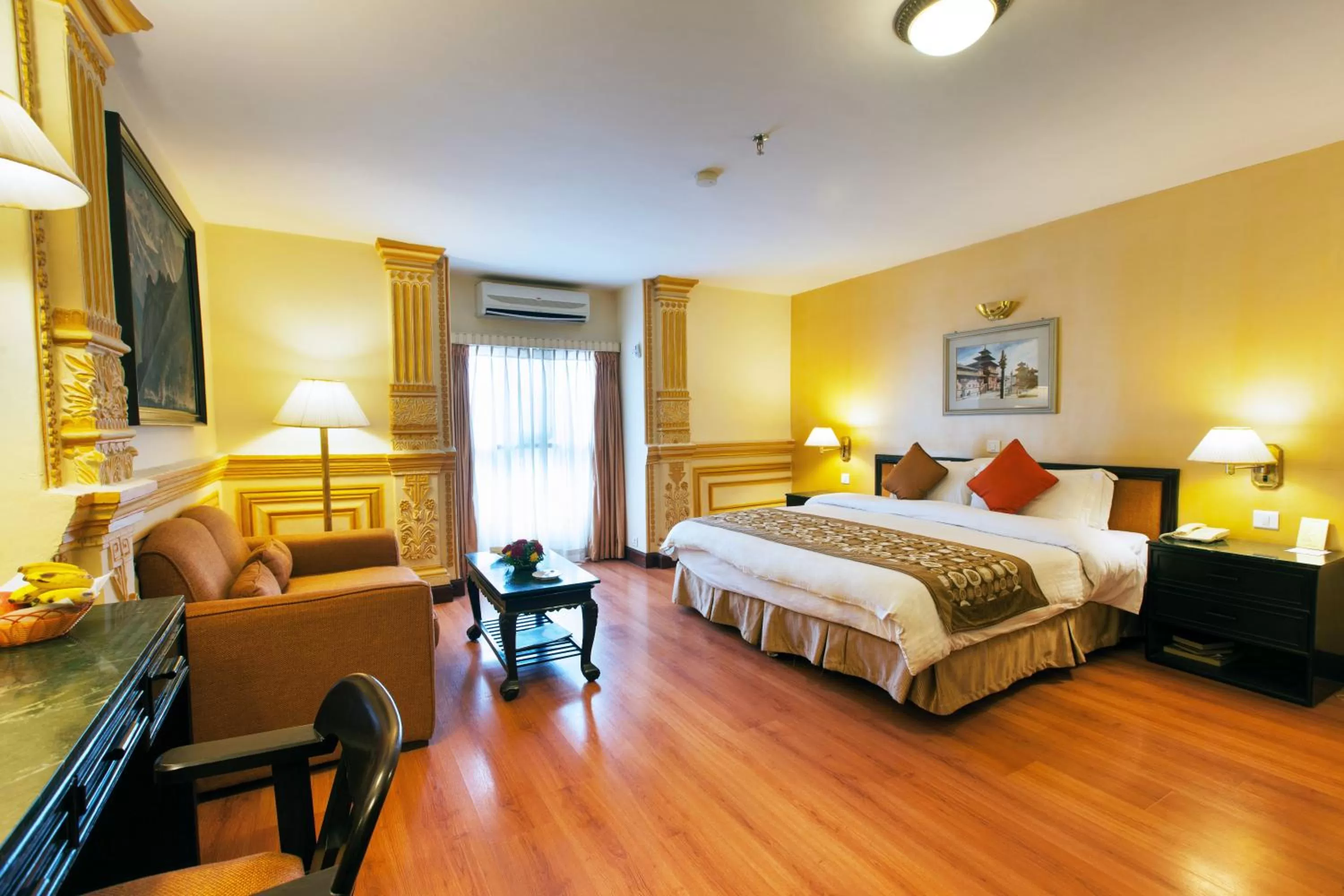 Photo of the whole room, Bed in Hotel Shanker-Palatial Heritage Kathmandu