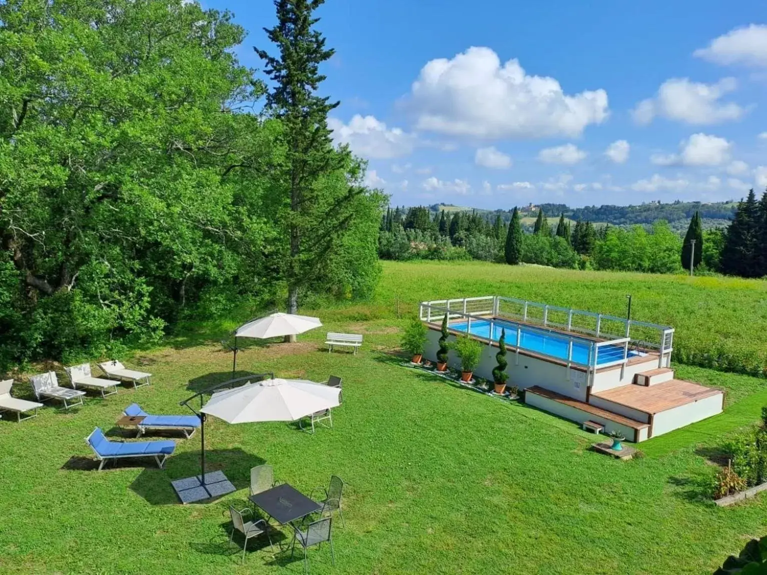 Swimming pool, Garden in Villa Albertina