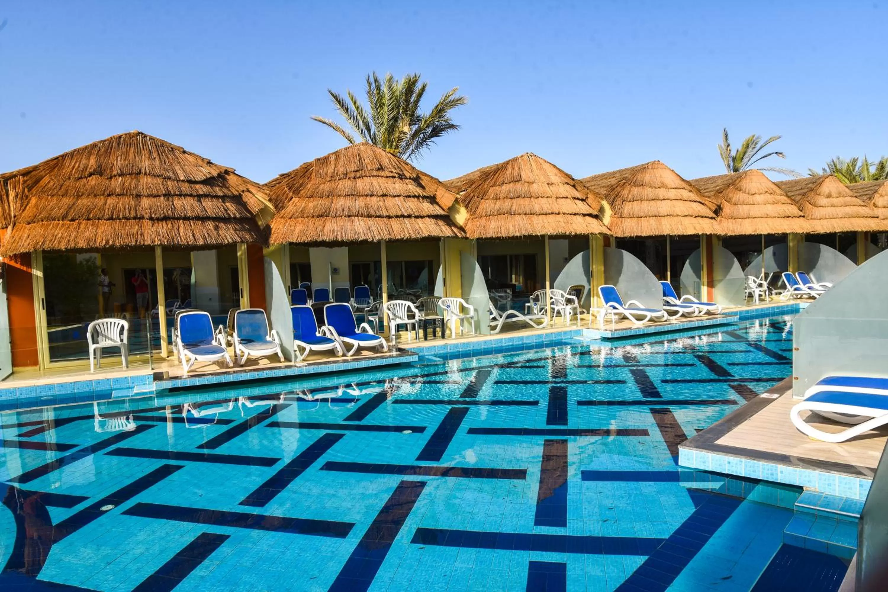 Pool view in Panorama Bungalows Resort El Gouna