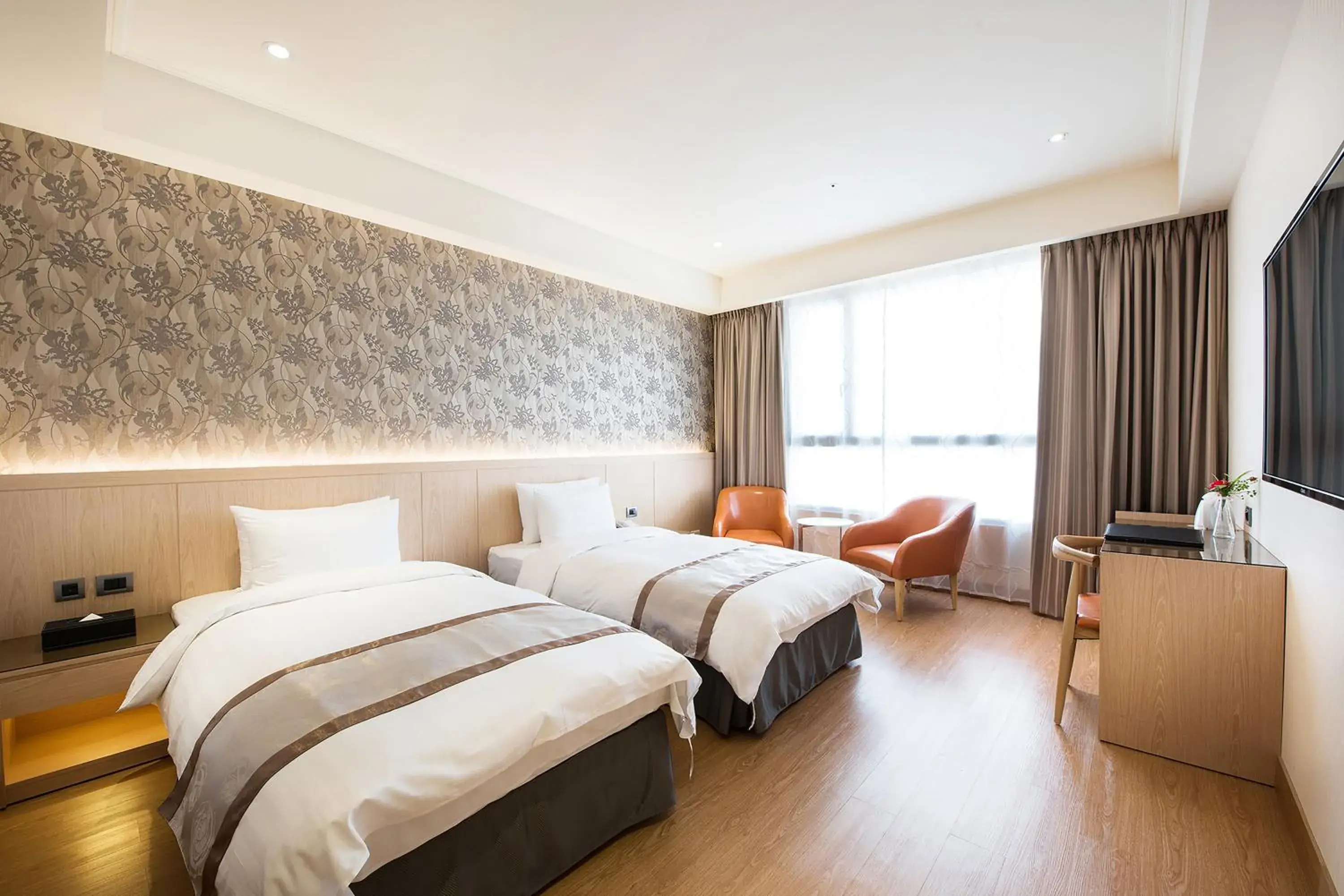 Photo of the whole room, Bed in HE TI Hotel Photo of the whole room, Bed in HE TI Hotel