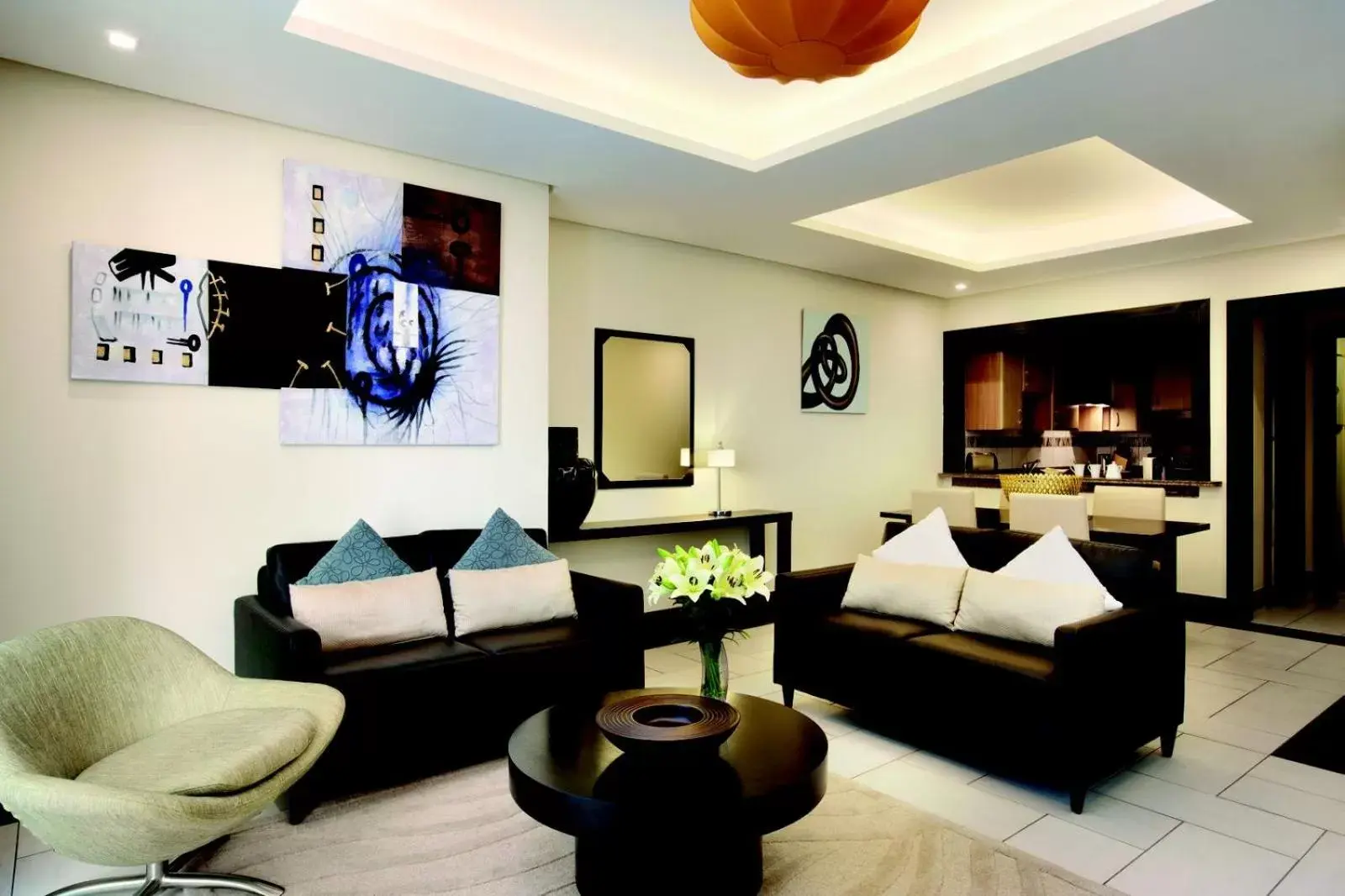 Living room, Seating Area in Kempinski Residences & Suites, Doha