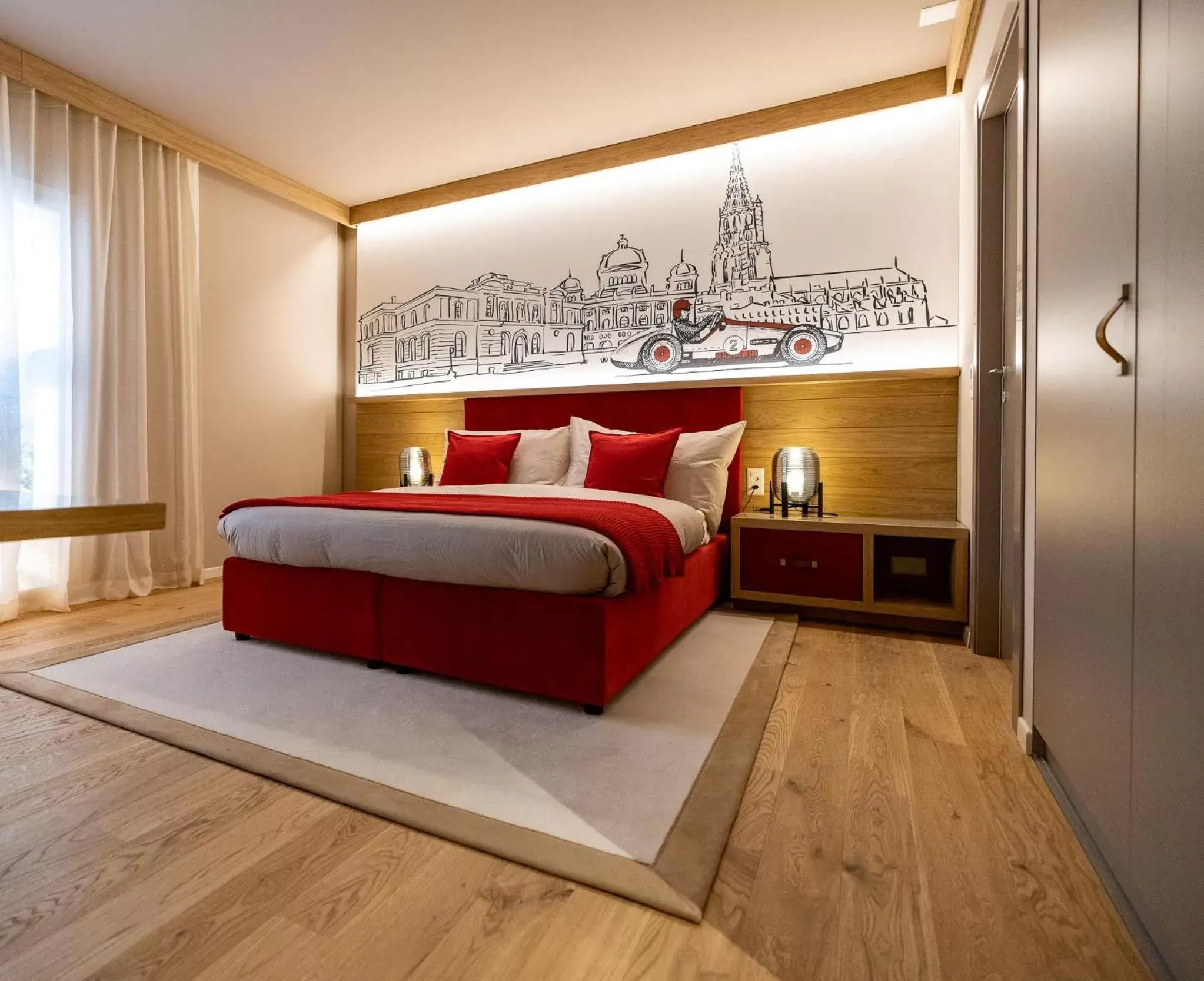 Bedroom, Bed in NEW OPENING 2022 - Los Lorentes Hotel Bern City