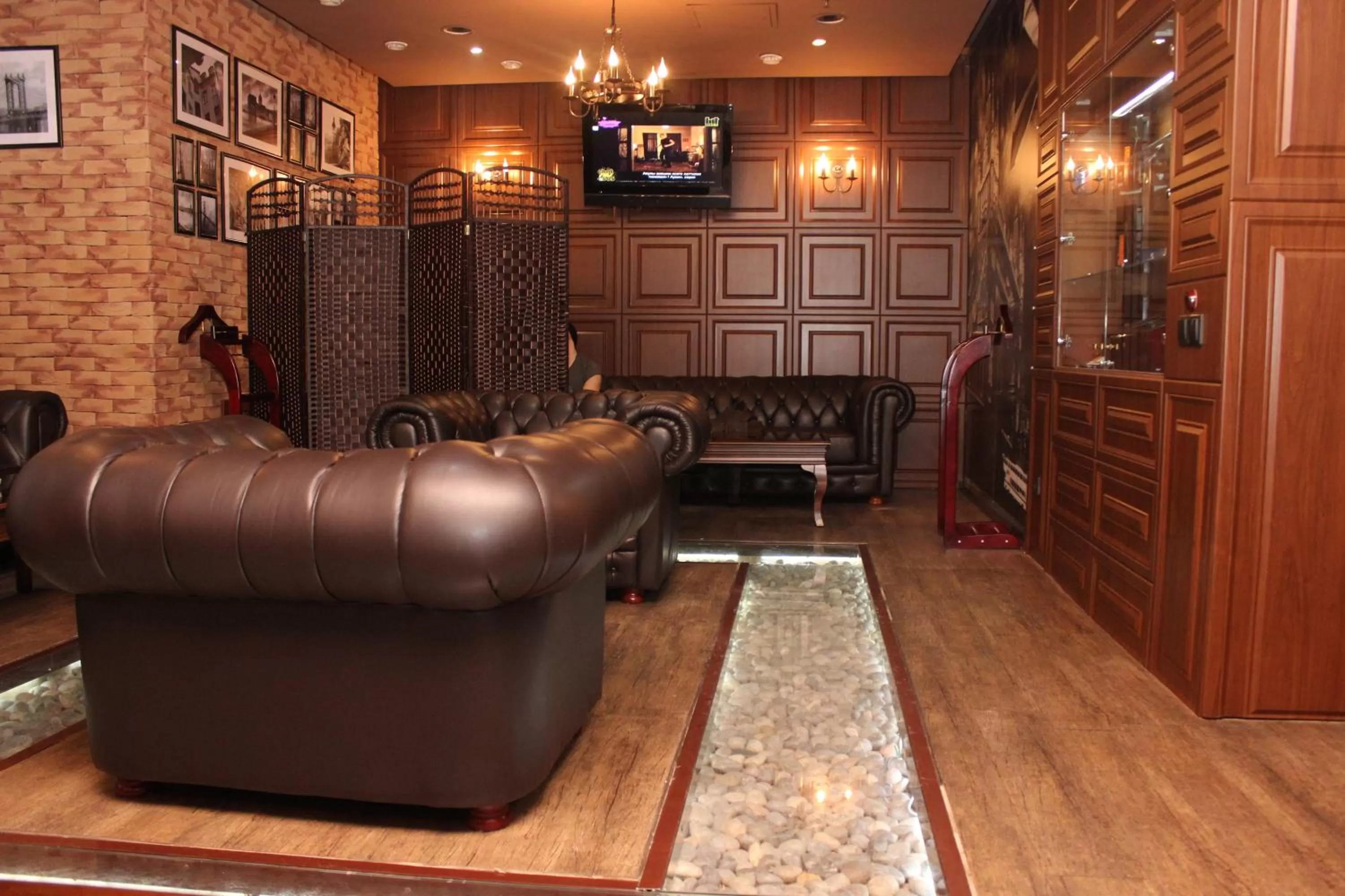 Lounge or bar in King Hotel Astana