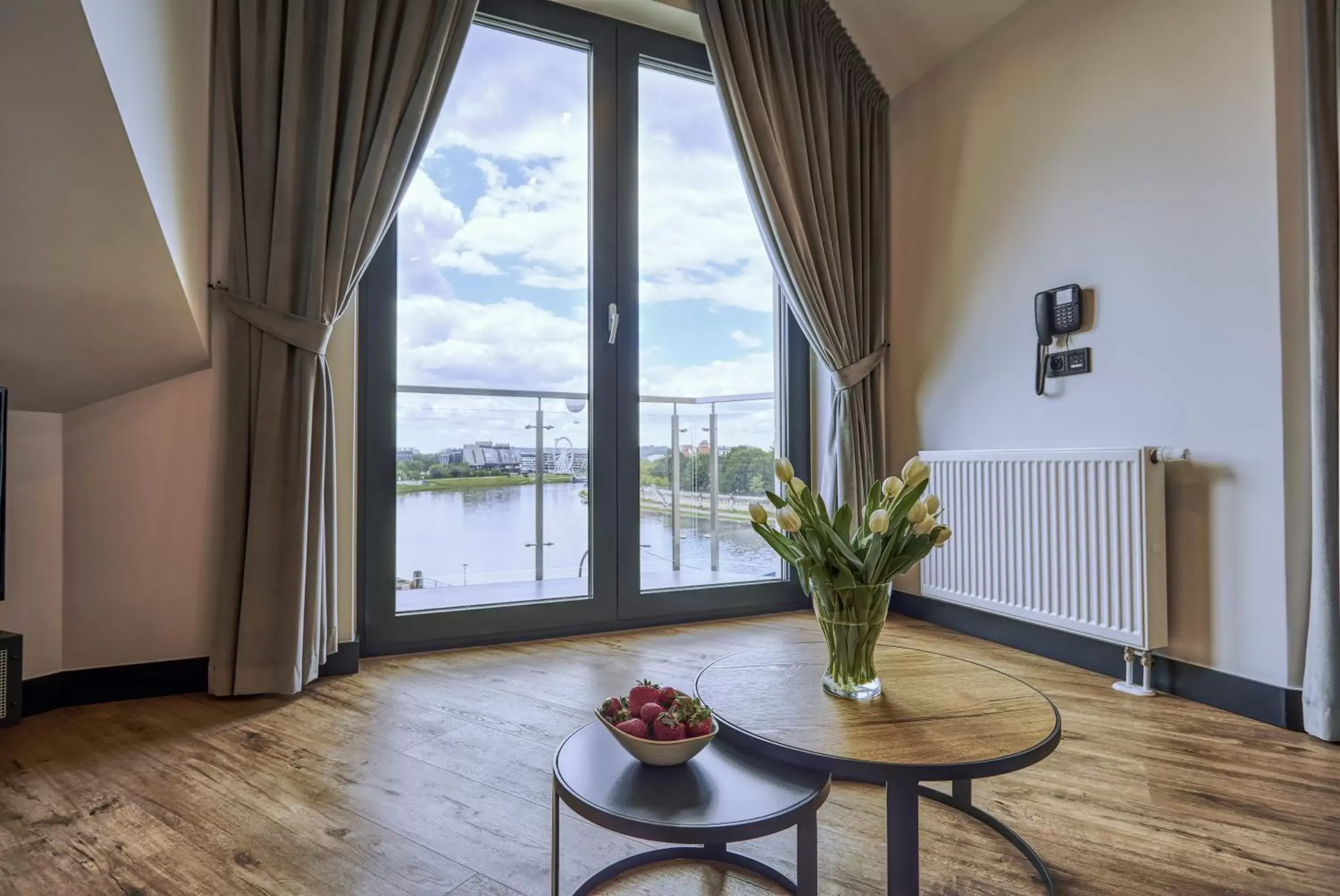 River view in The Bridge Suites Hotel River view in The Bridge Suites Hotel