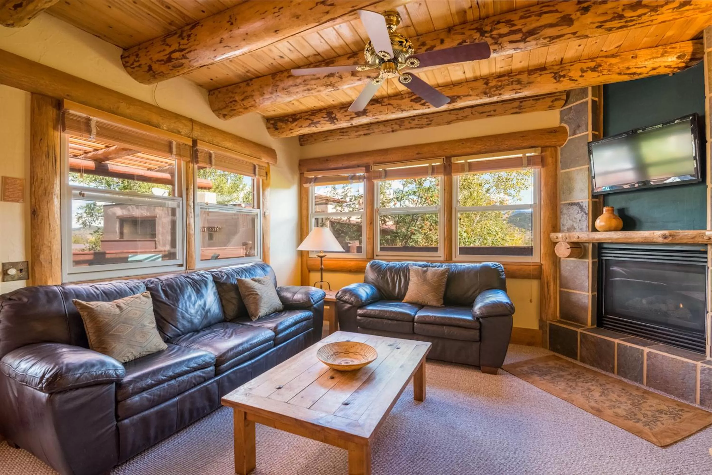 Living room in Chipeta Lodge