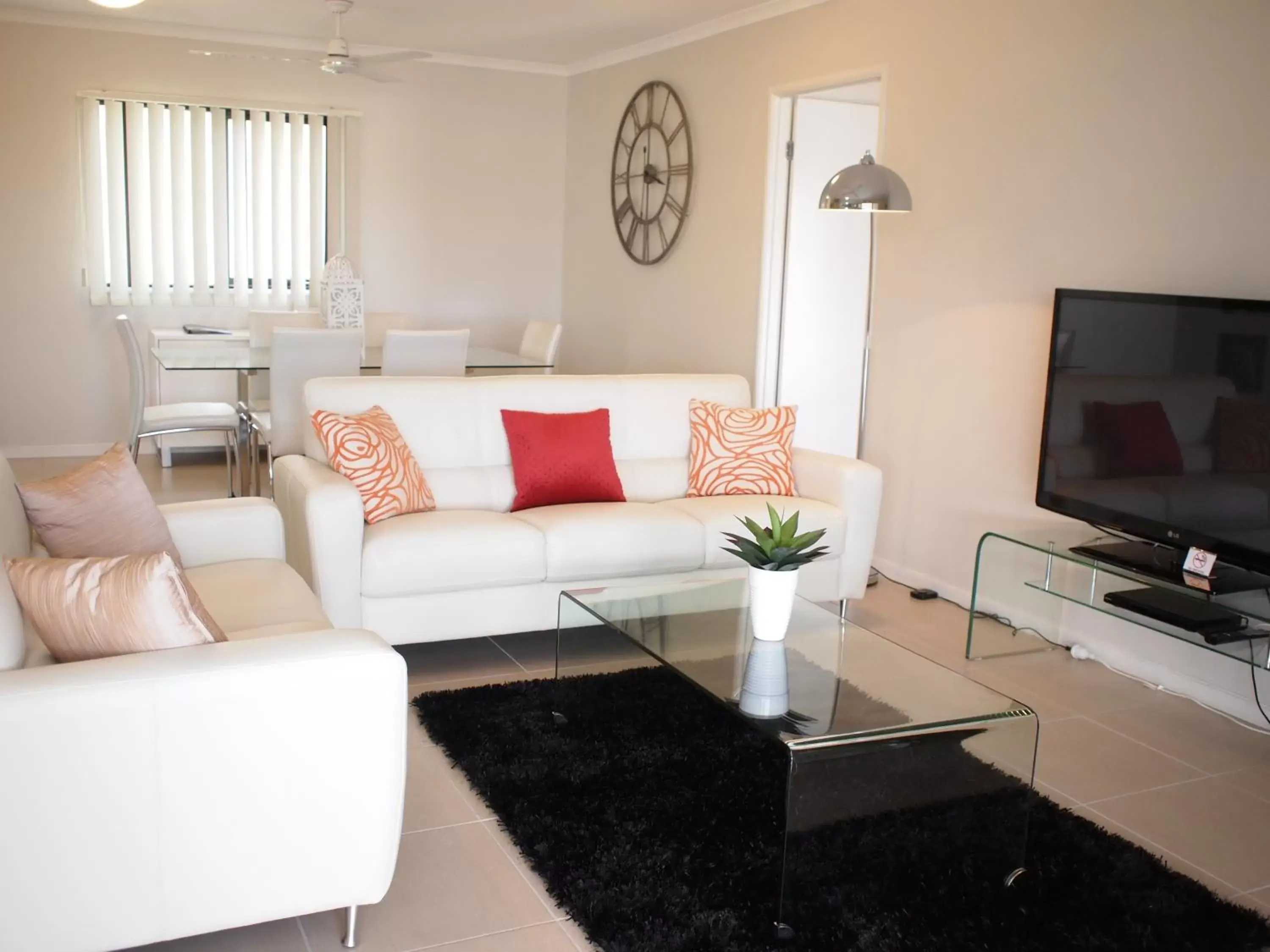 Seating Area in Edge Apartments Cairns