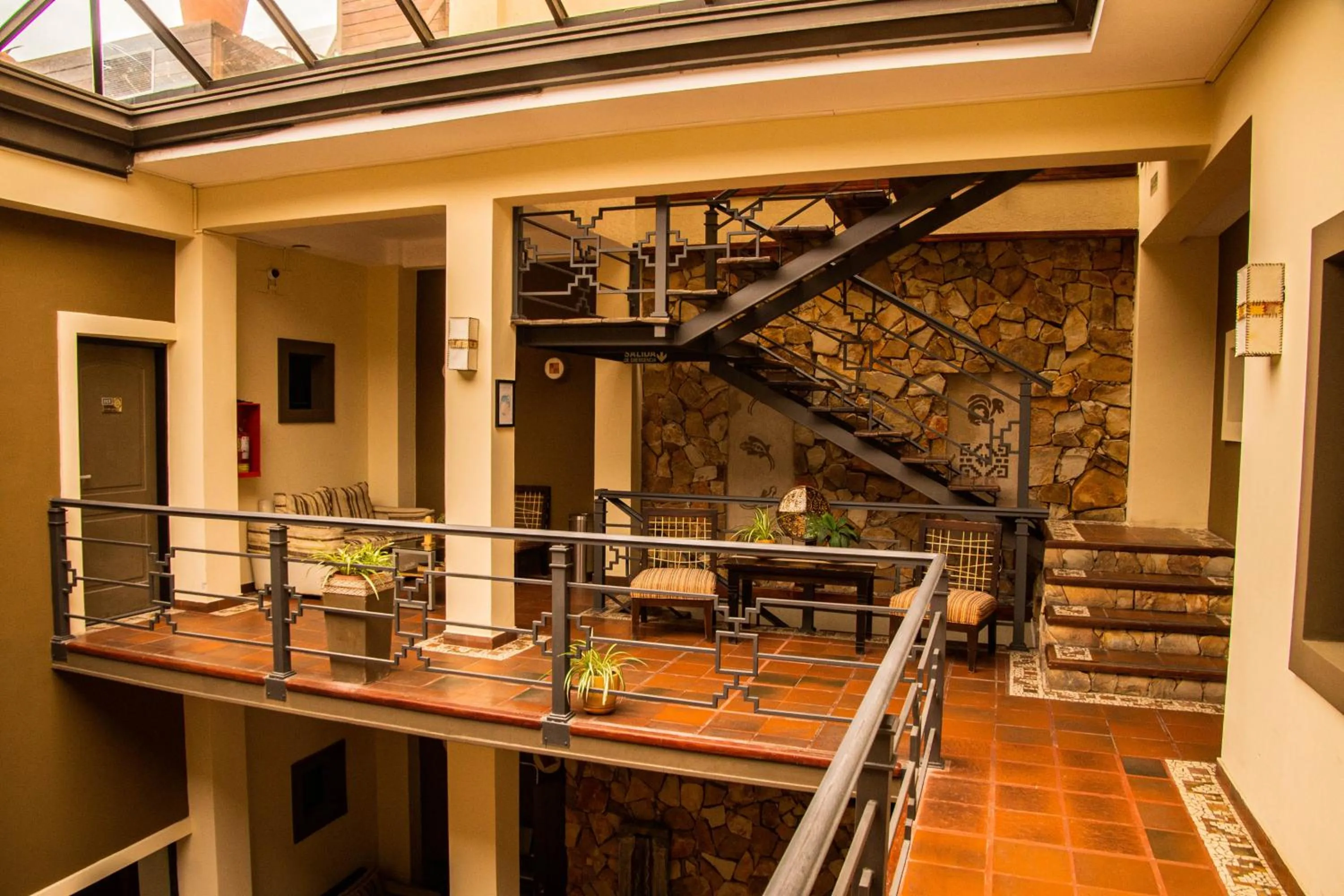 Patio in Hotel Inkai