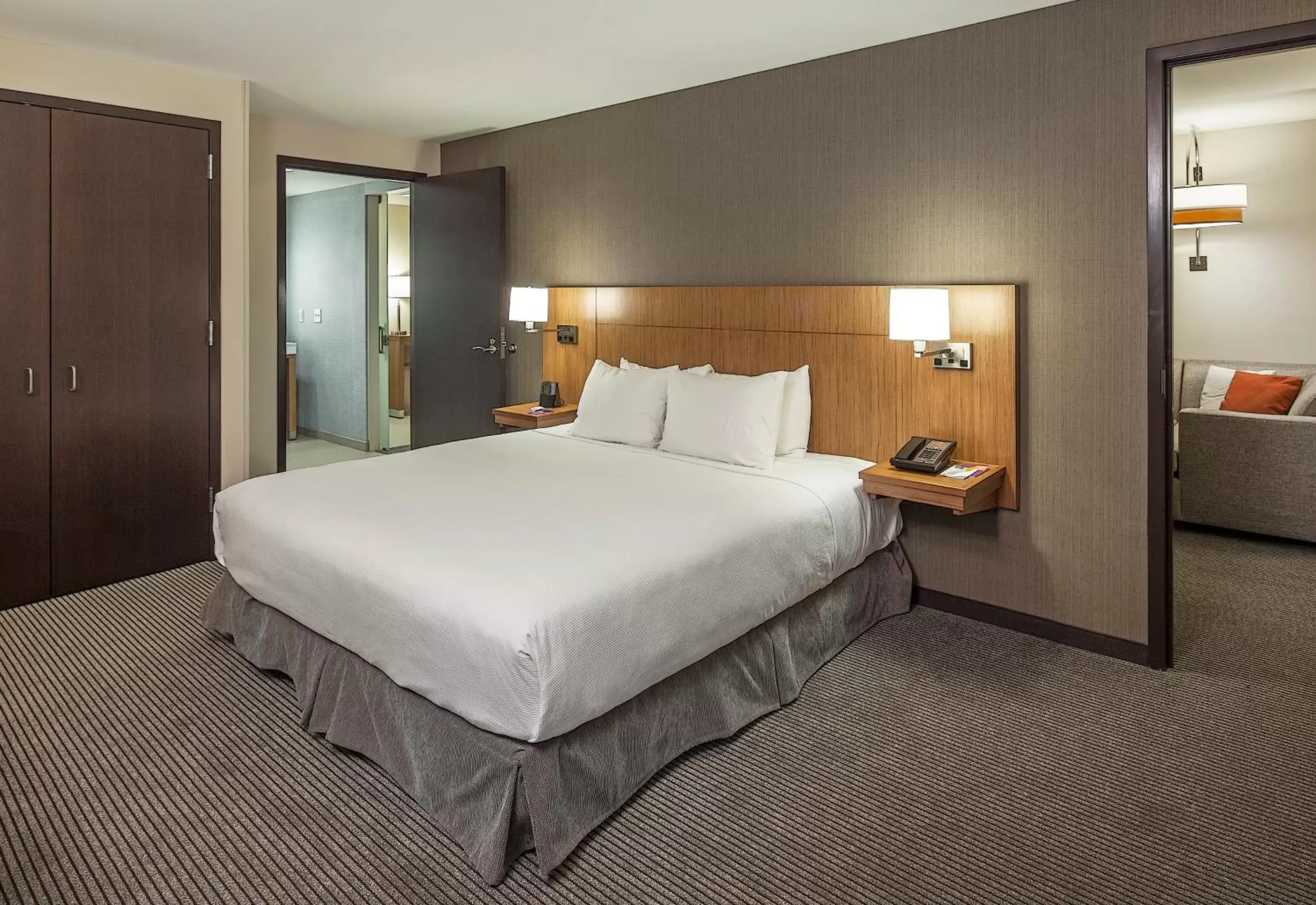 King Suite with Accessible Shower - Disability Access in Hyatt Place Lincoln/Downtown-Haymarket