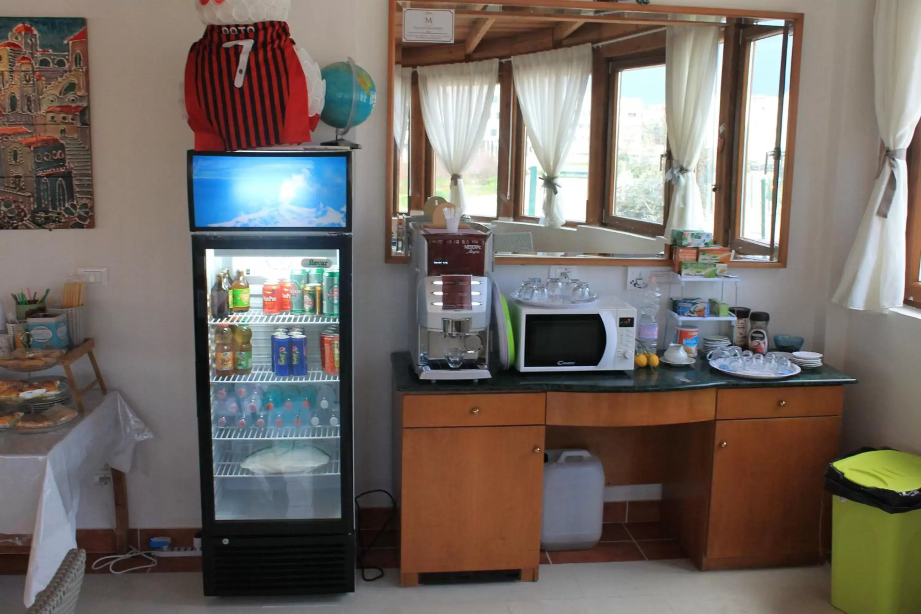 Breakfast, Kitchen/Kitchenette in B&B Palazzo Manfredi Vieste vista mare con Parcheggio