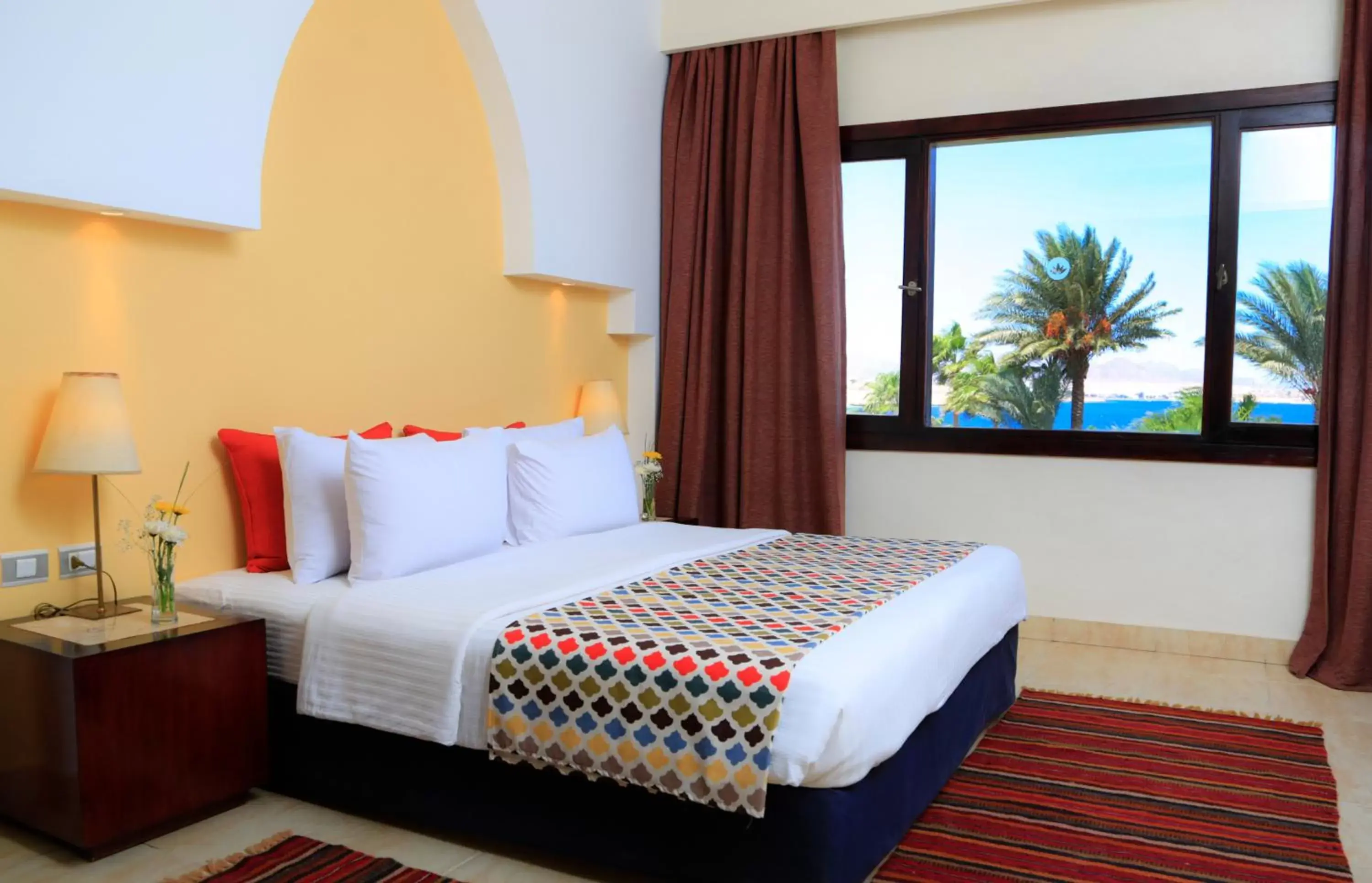 Bed in Sharm Club Beach Resort