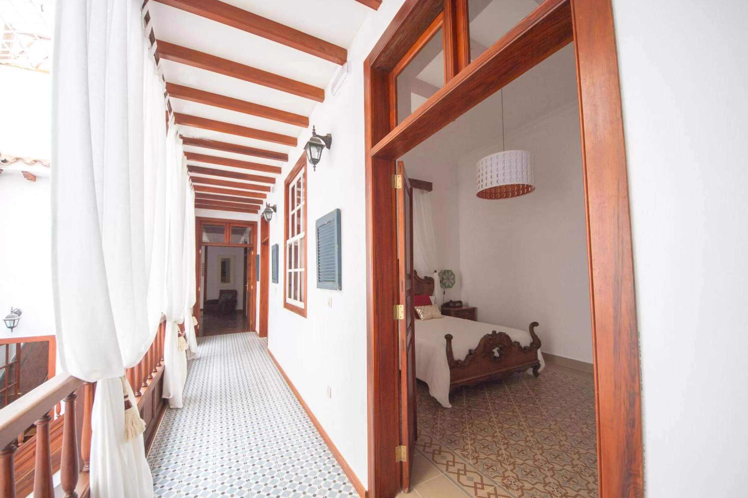 Decorative detail, Bed in Aminta Home