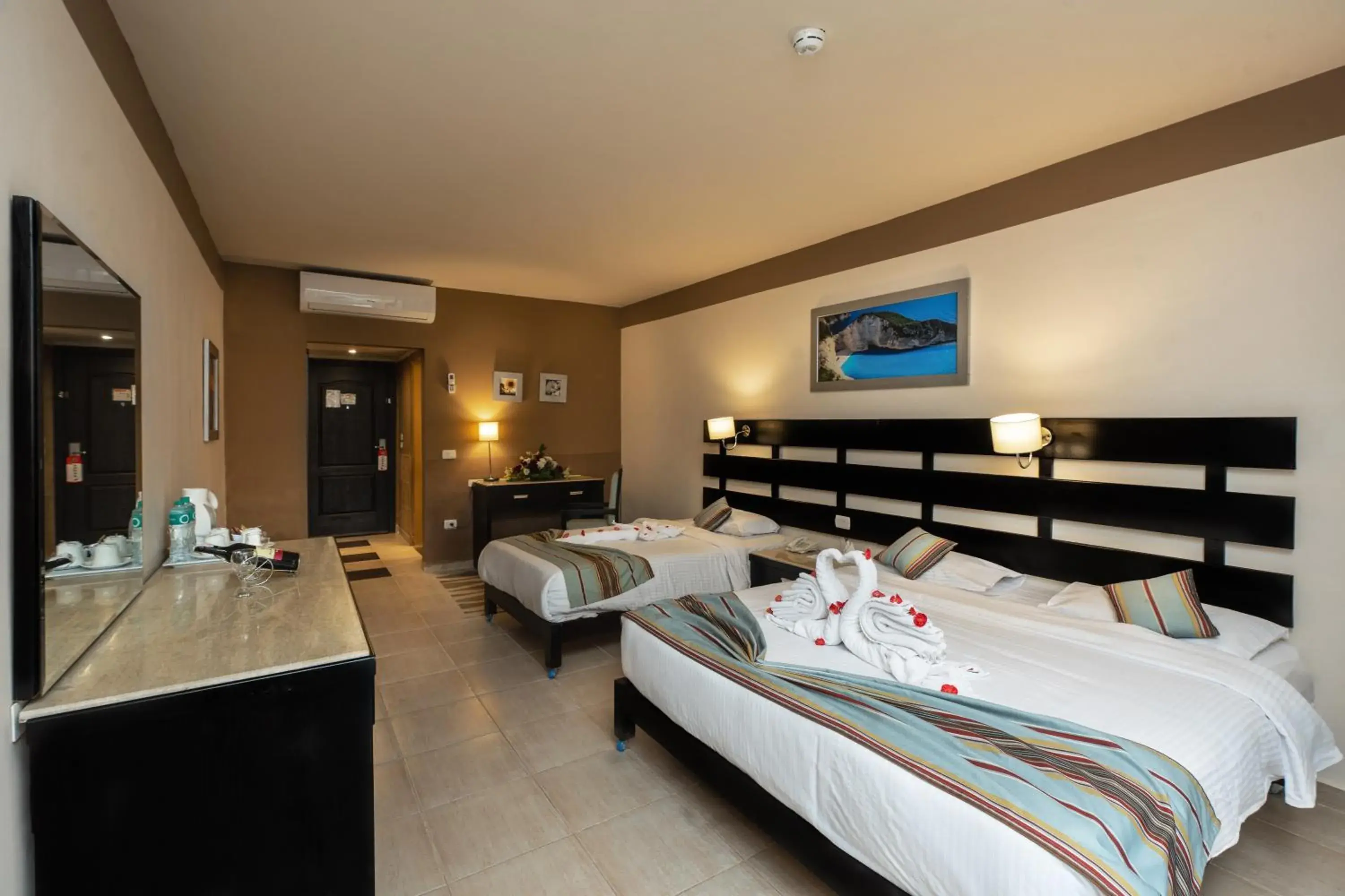 Bedroom in El Karma Beach Resort & Aqua Park - Hurghada