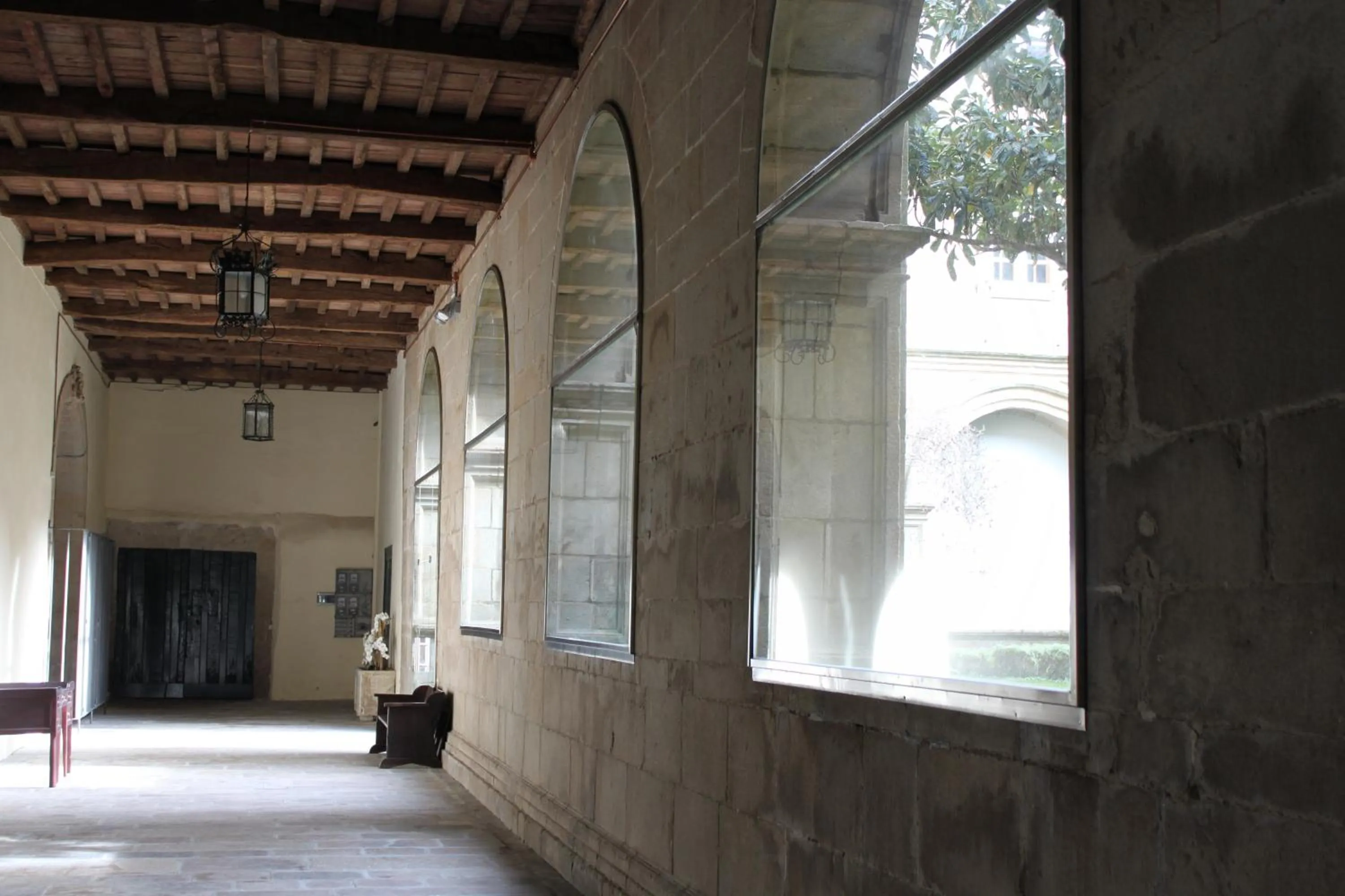 Decorative detail in Hospedería San Martín Pinario